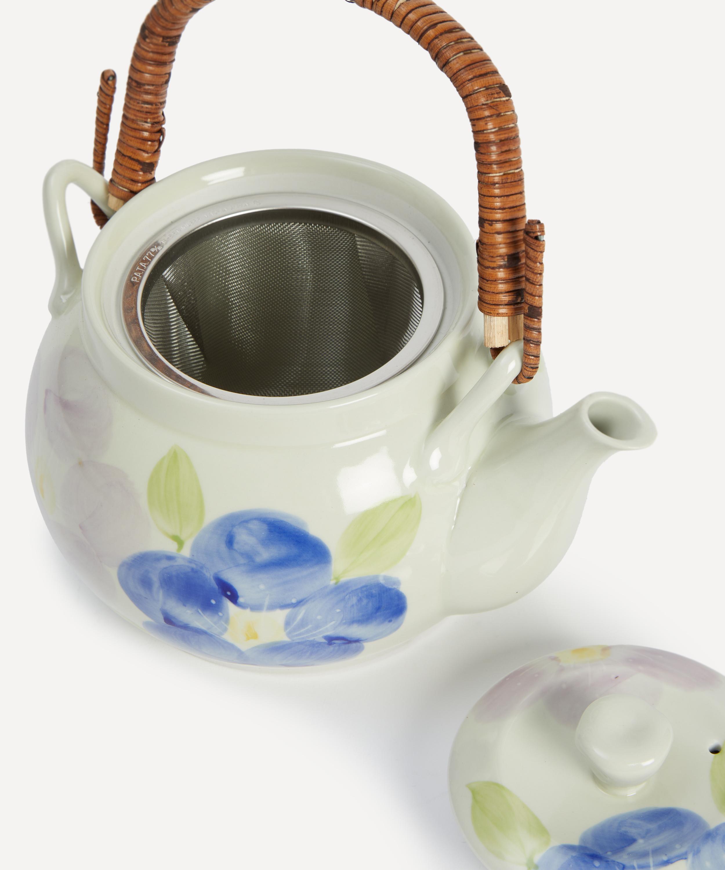 NISHIKAWA - Large Flower Teapot with Cup image number 3