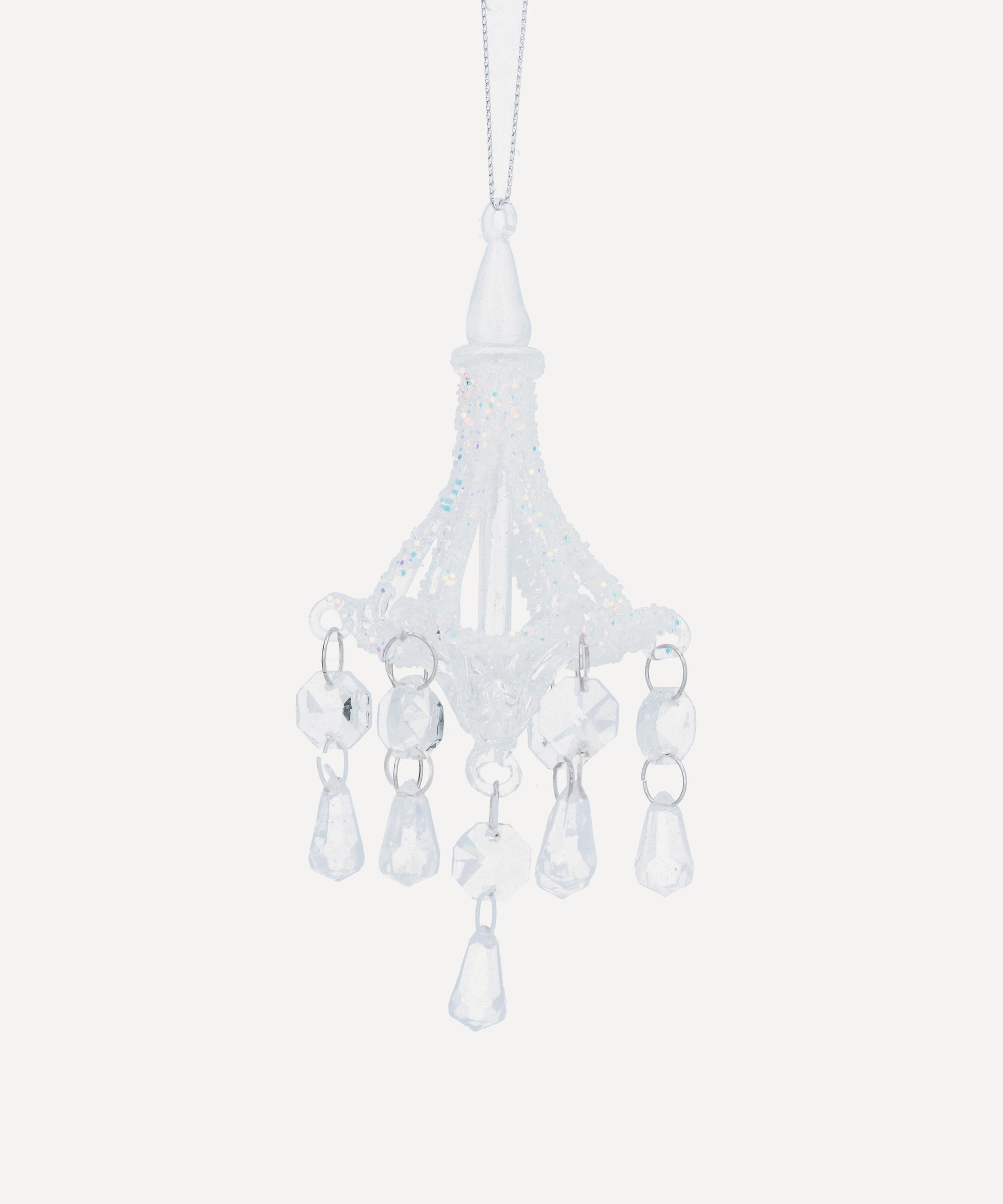 Christmas - Small Chandelier Glass Ornament image number 0