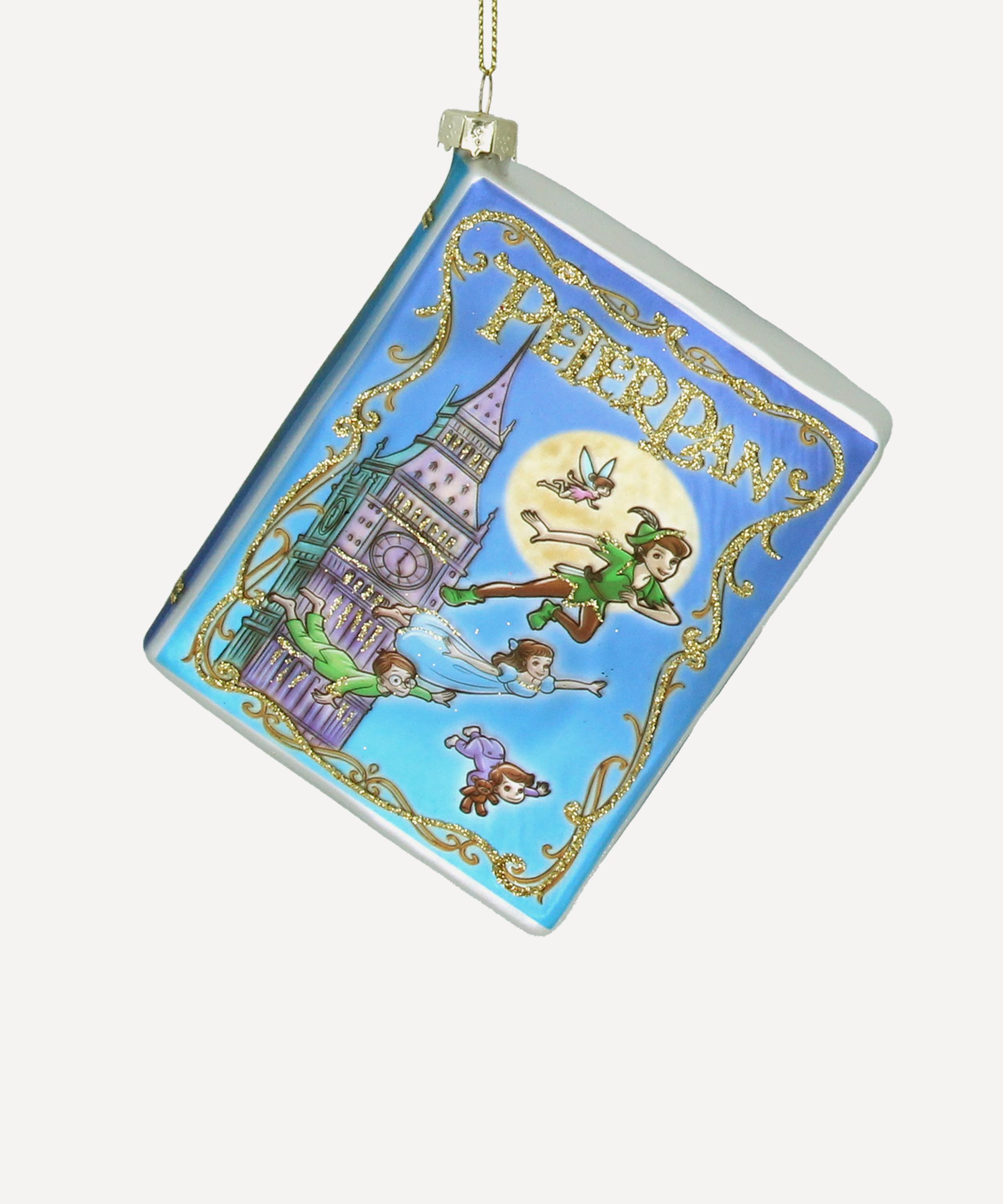 Christmas - Peter Pan Book Glass Ornament image number 0
