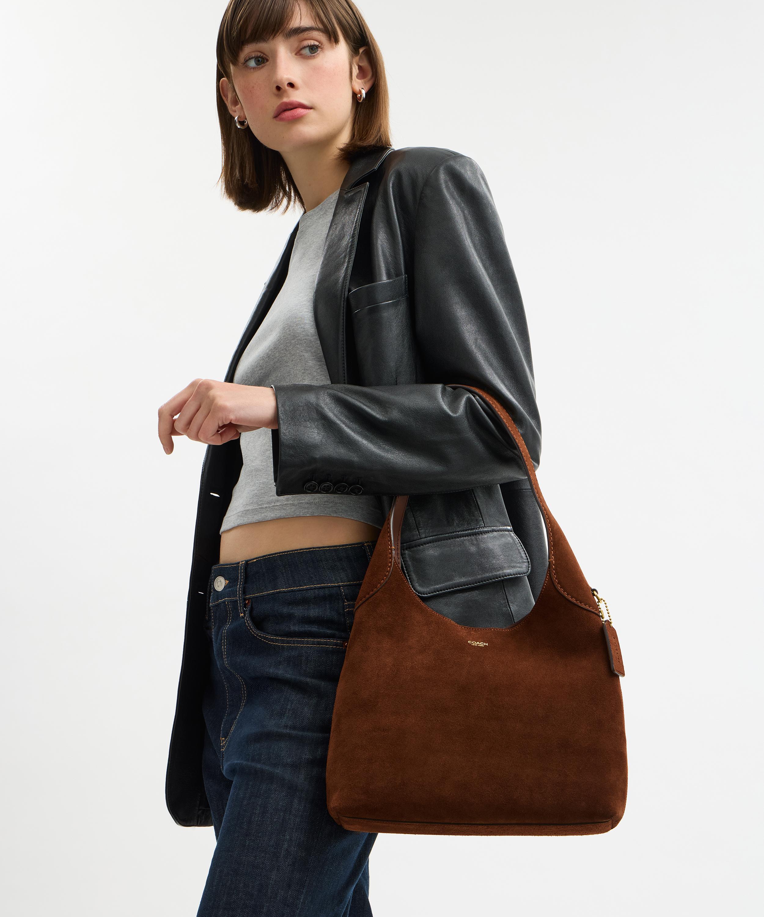 Coach - Brooklyn Suede Shoulder Bag 28 image number 1