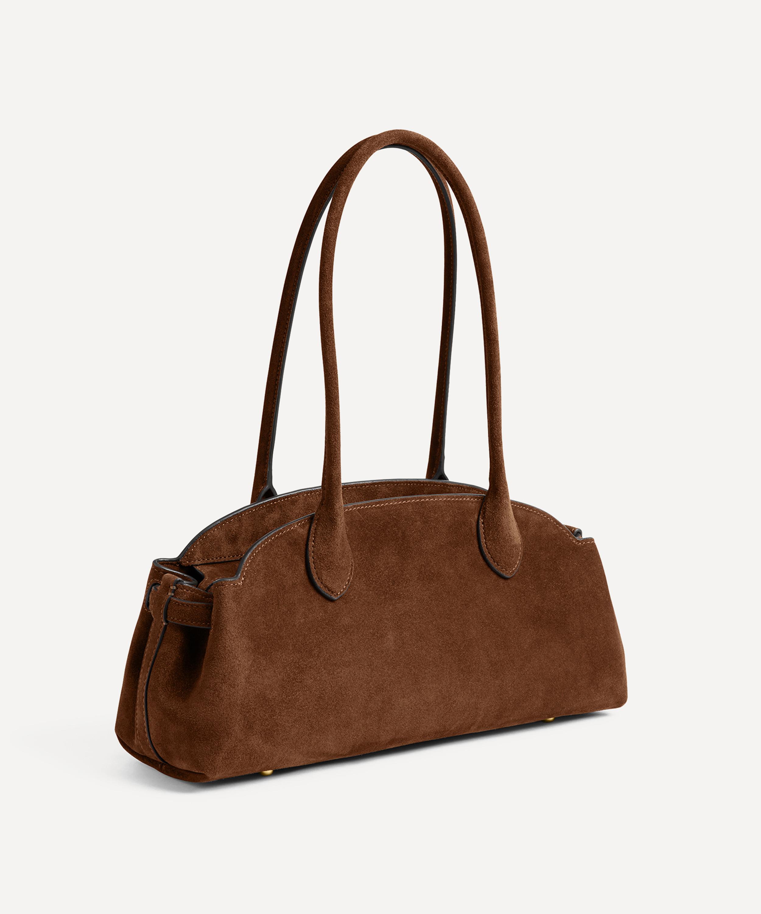 Coach - Empire Carryall Suede Top Handle Bag 34 image number 2