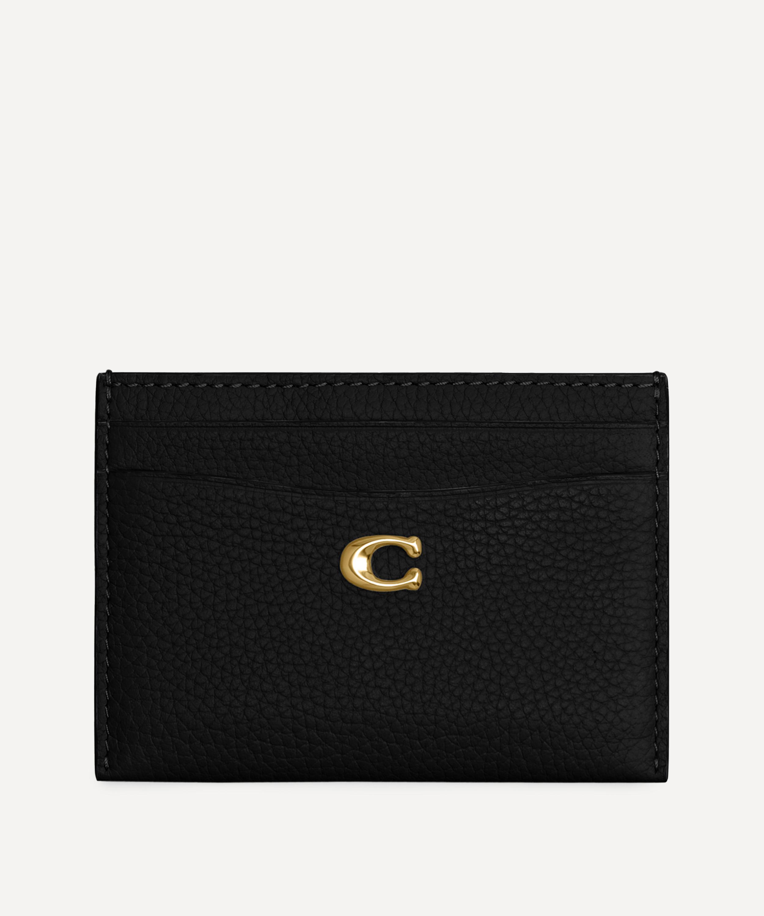 Coach - Polished Pebble Leather Essential Card Case