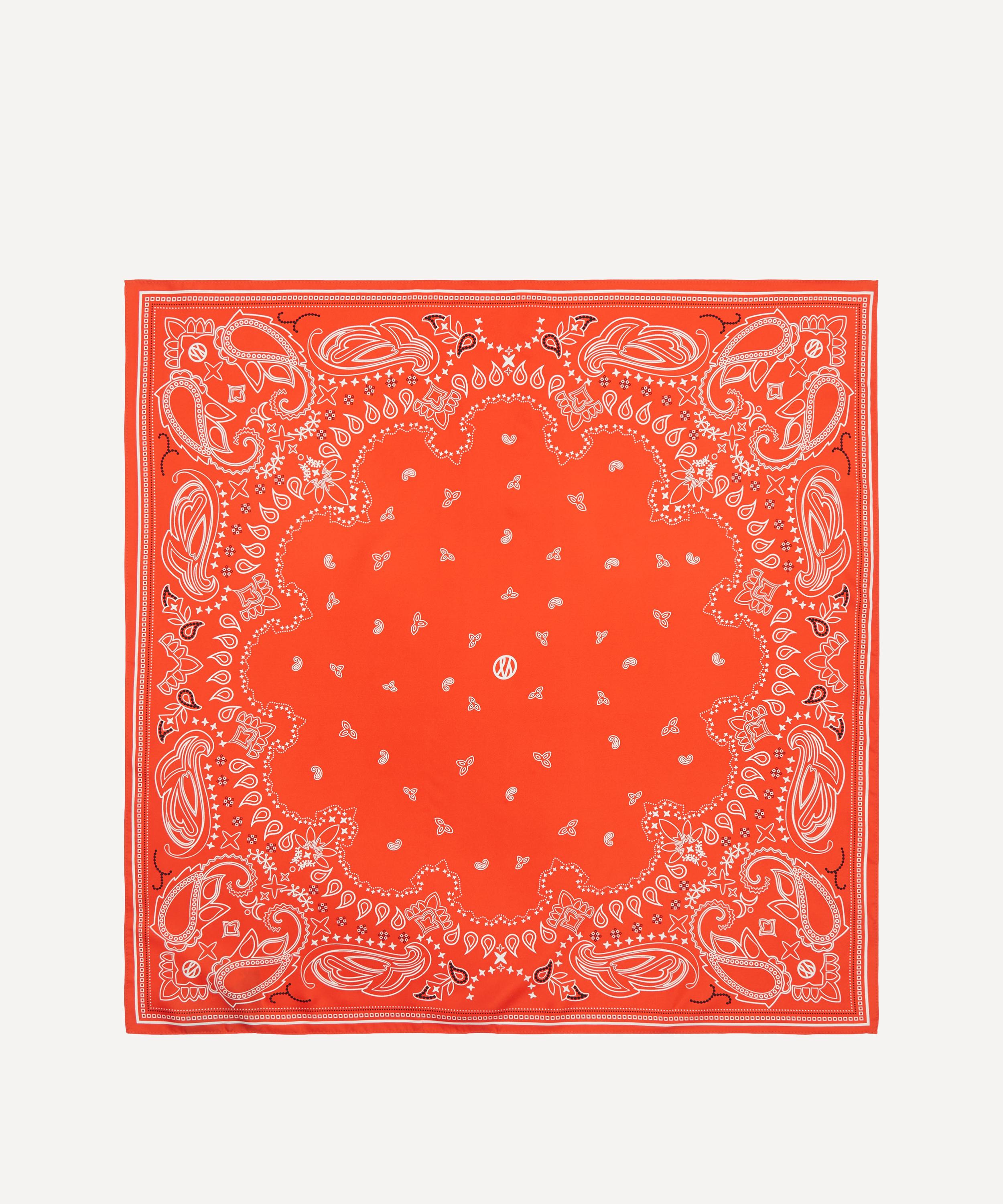 Lescarf - Red Paisley Silk Scarf
