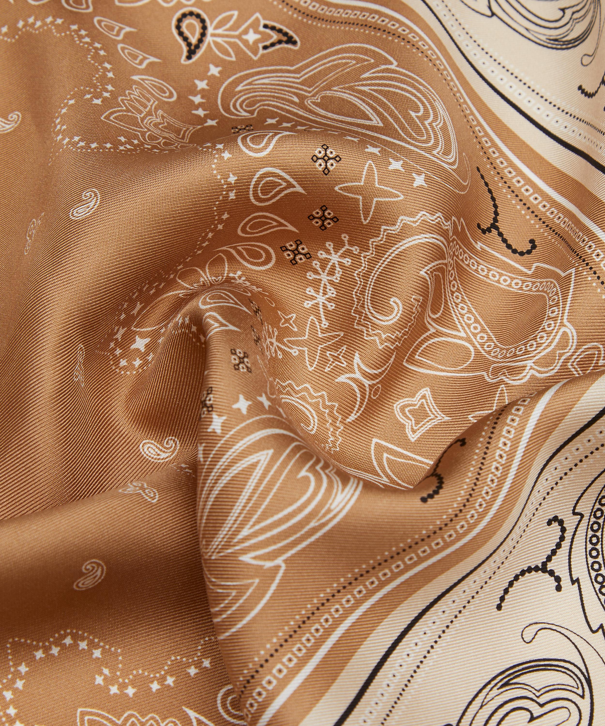 Lescarf - Quartet Paisley Silk Scarf image number 3