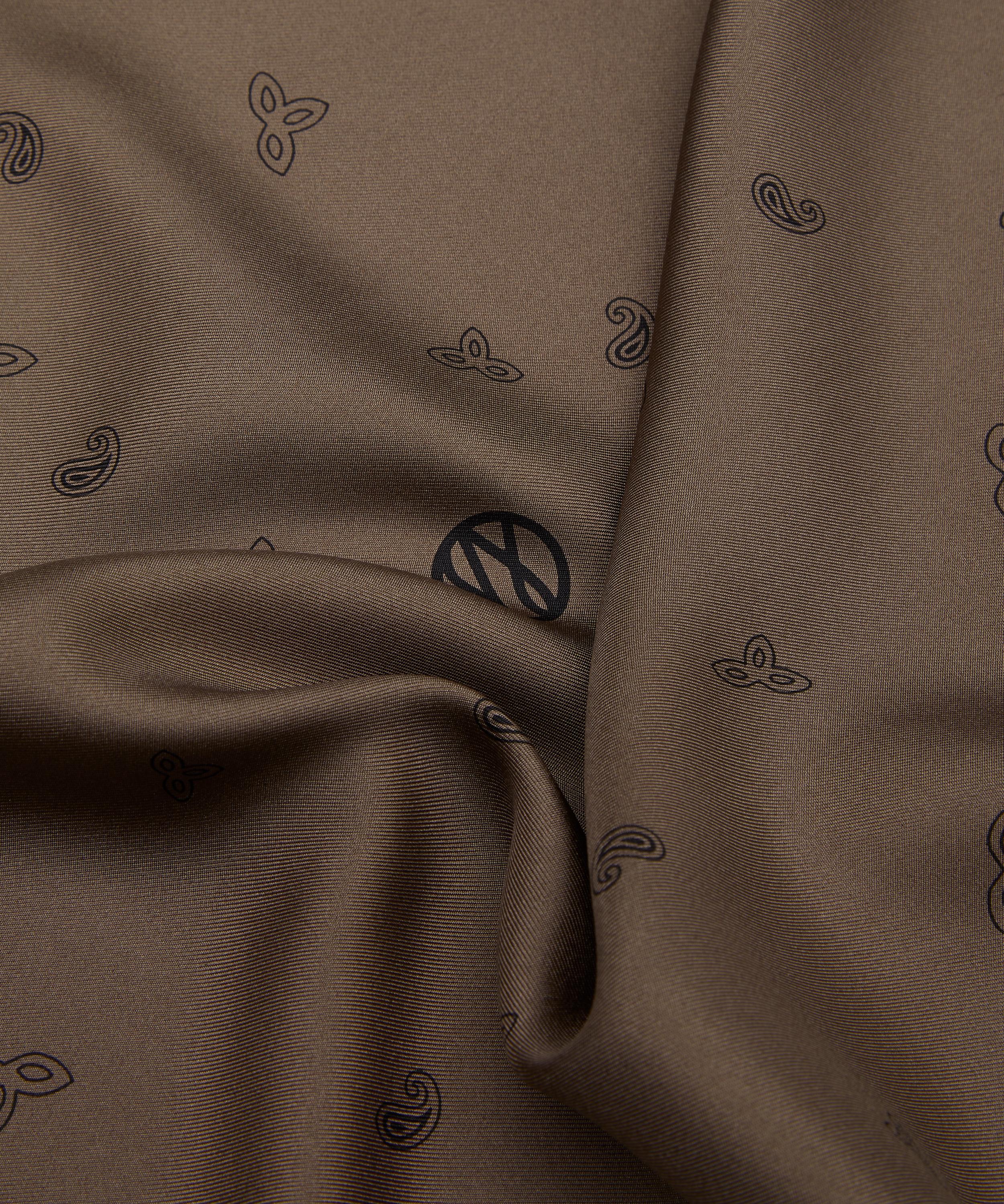 Lescarf - Triple Paisley Silk Scarf image number 3