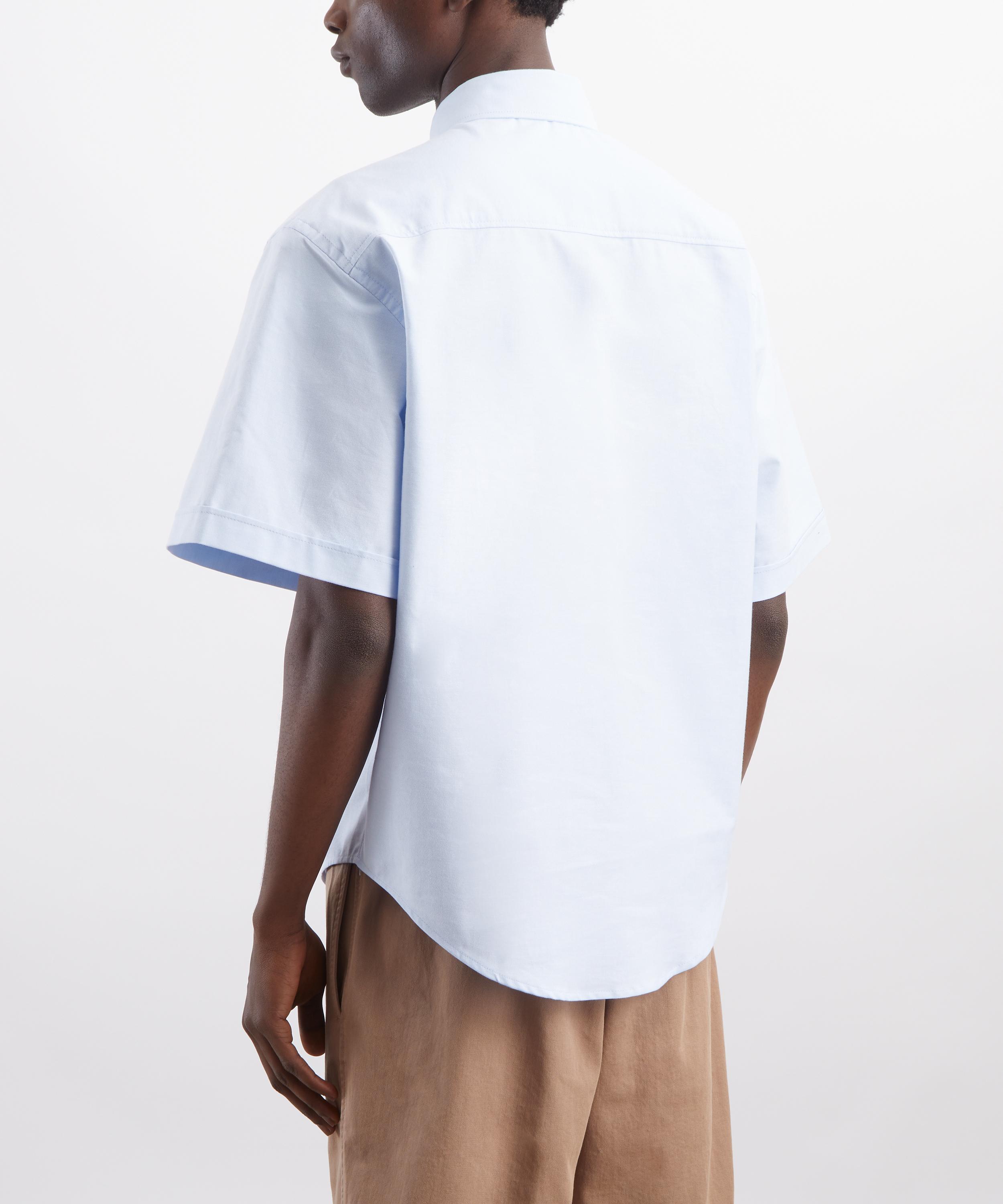 Ami - Blue Boxy Short-Sleeve Shirt image number 3