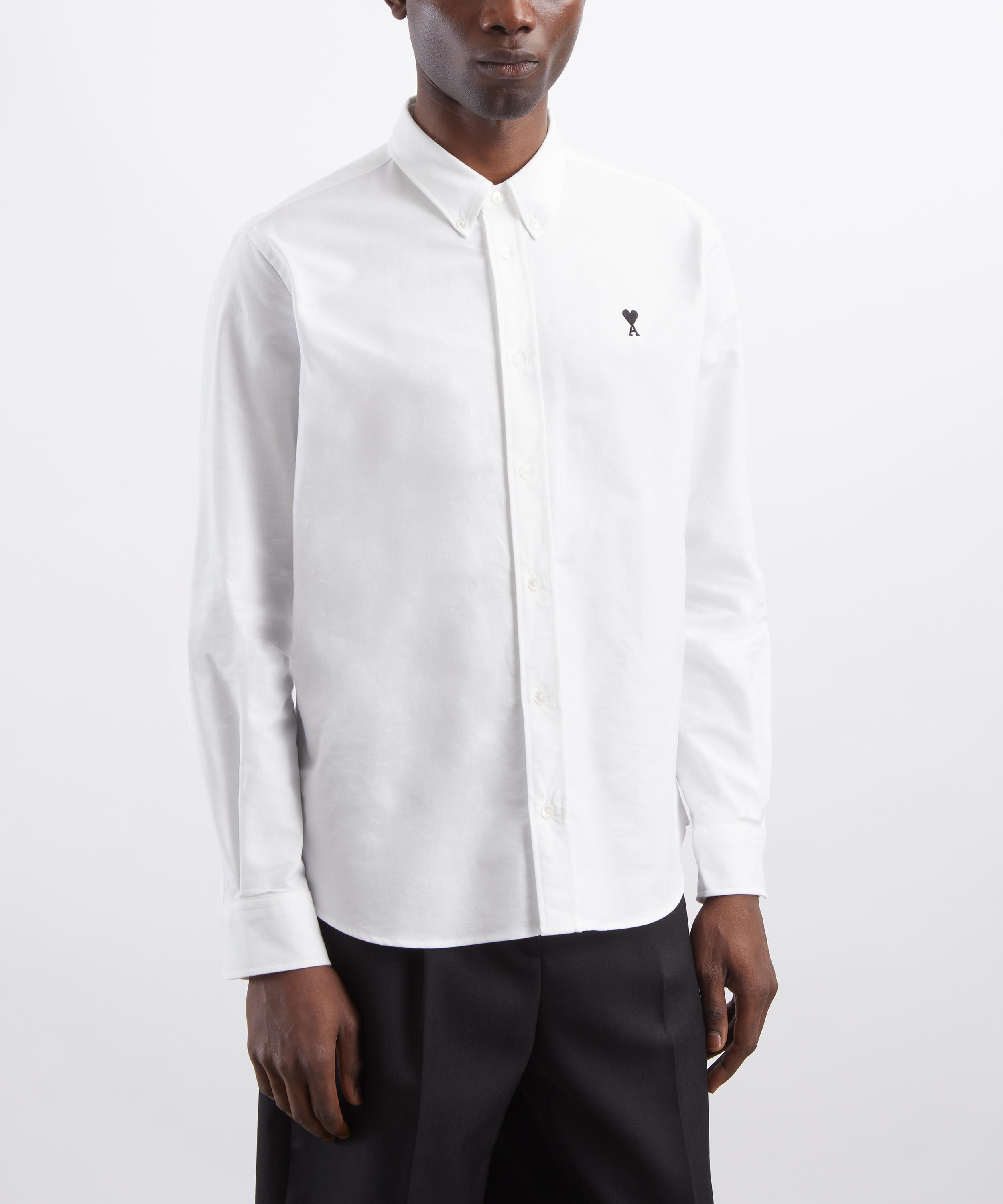 Ami - White Contrasted Button-Down Collar Classic Shirt image number 2