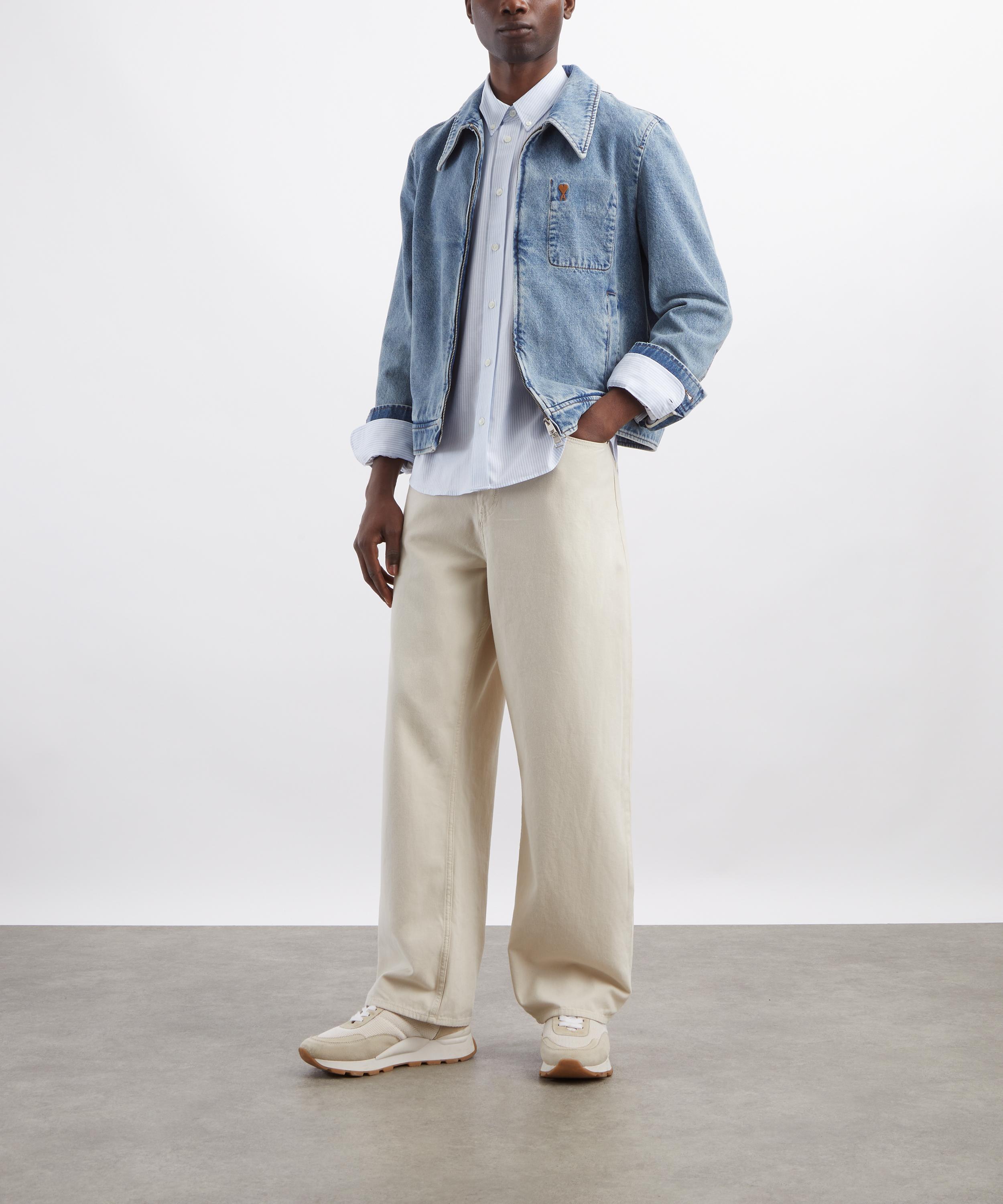 Ami - Contrasted Button-Down Collar Classic Shirt image number 1