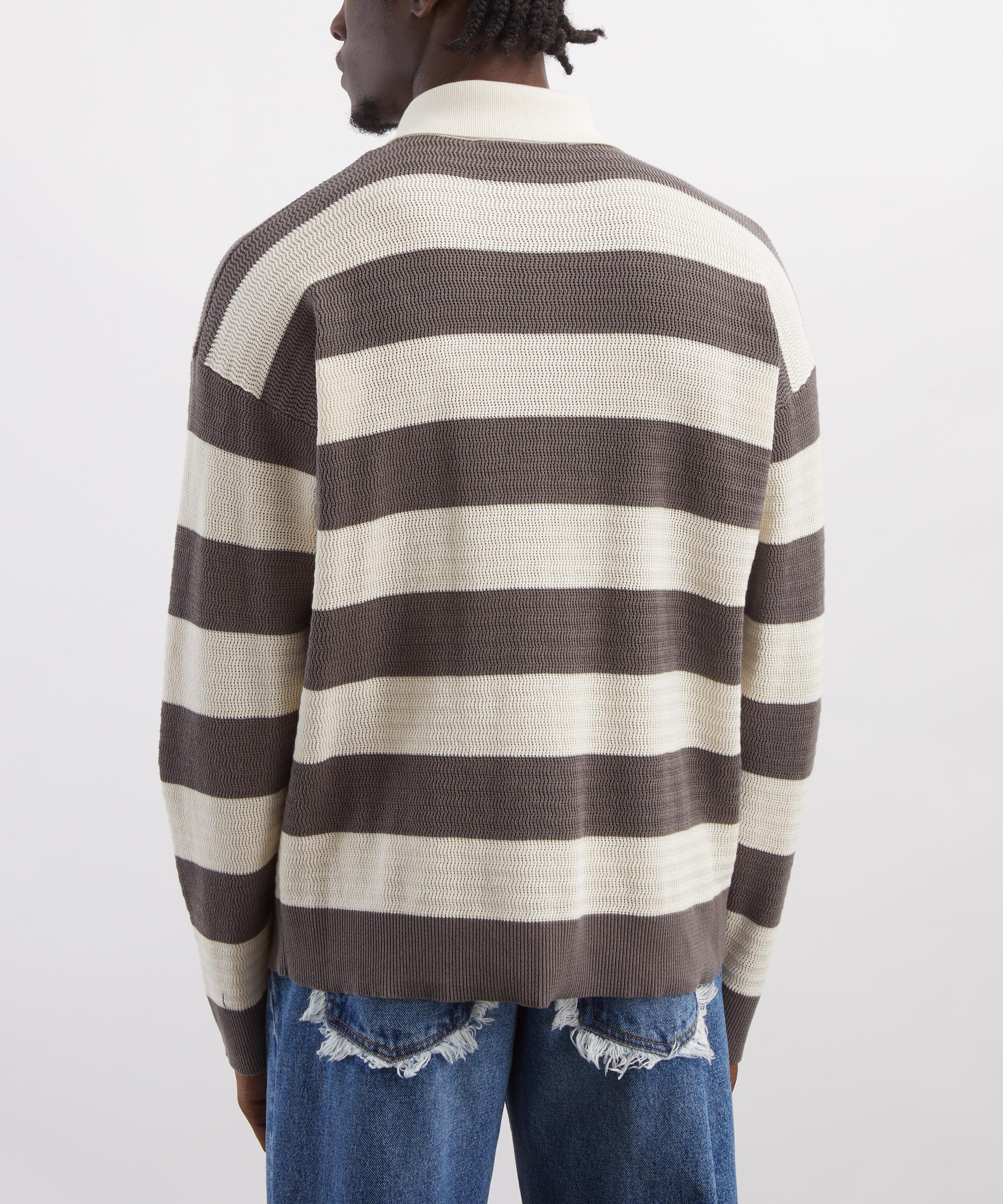 Ami - Cream-Carbon Cotton Cardigan image number 3