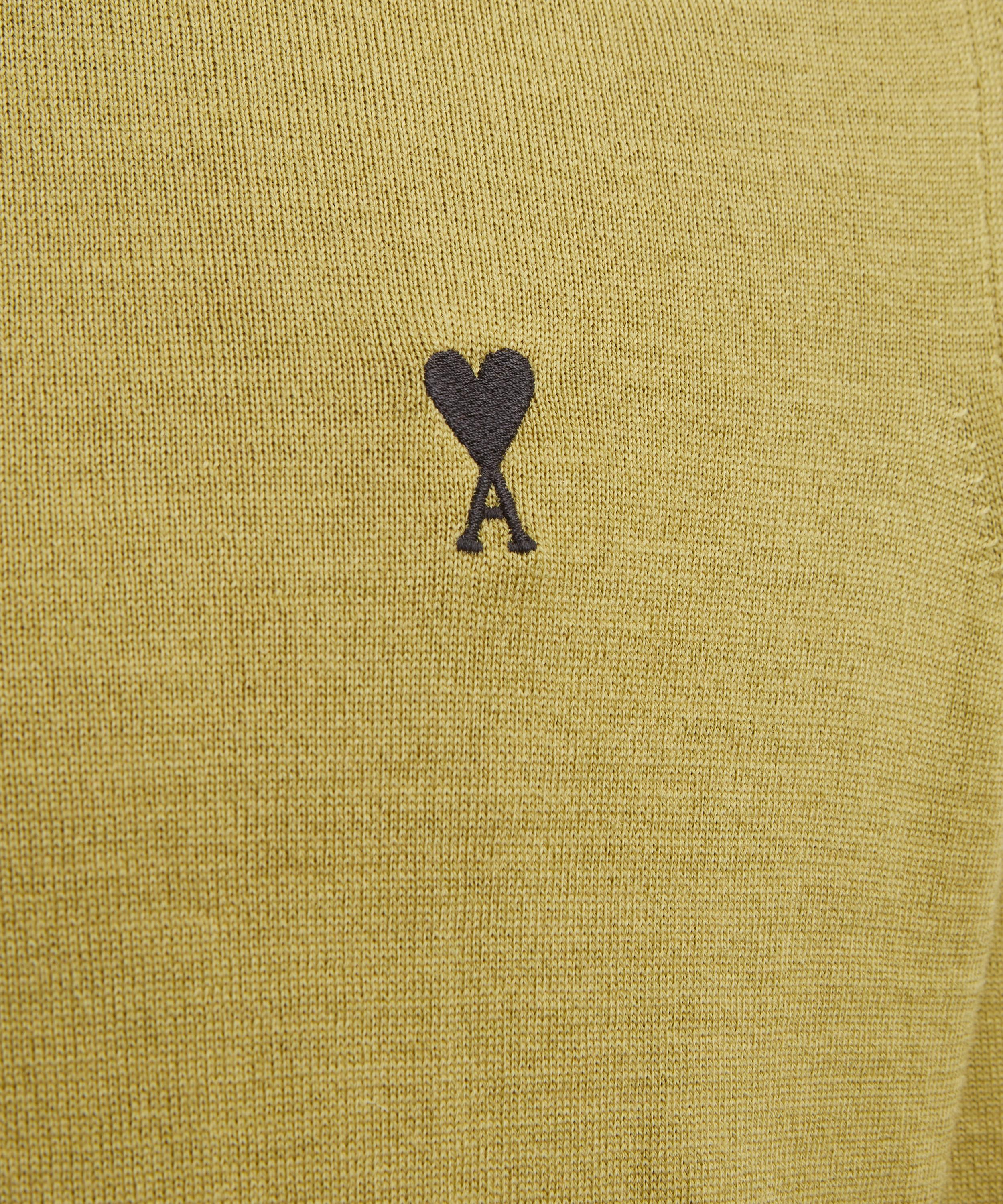 Ami - Matcha Merino Wool Shirt Collar Cardigan image number 4
