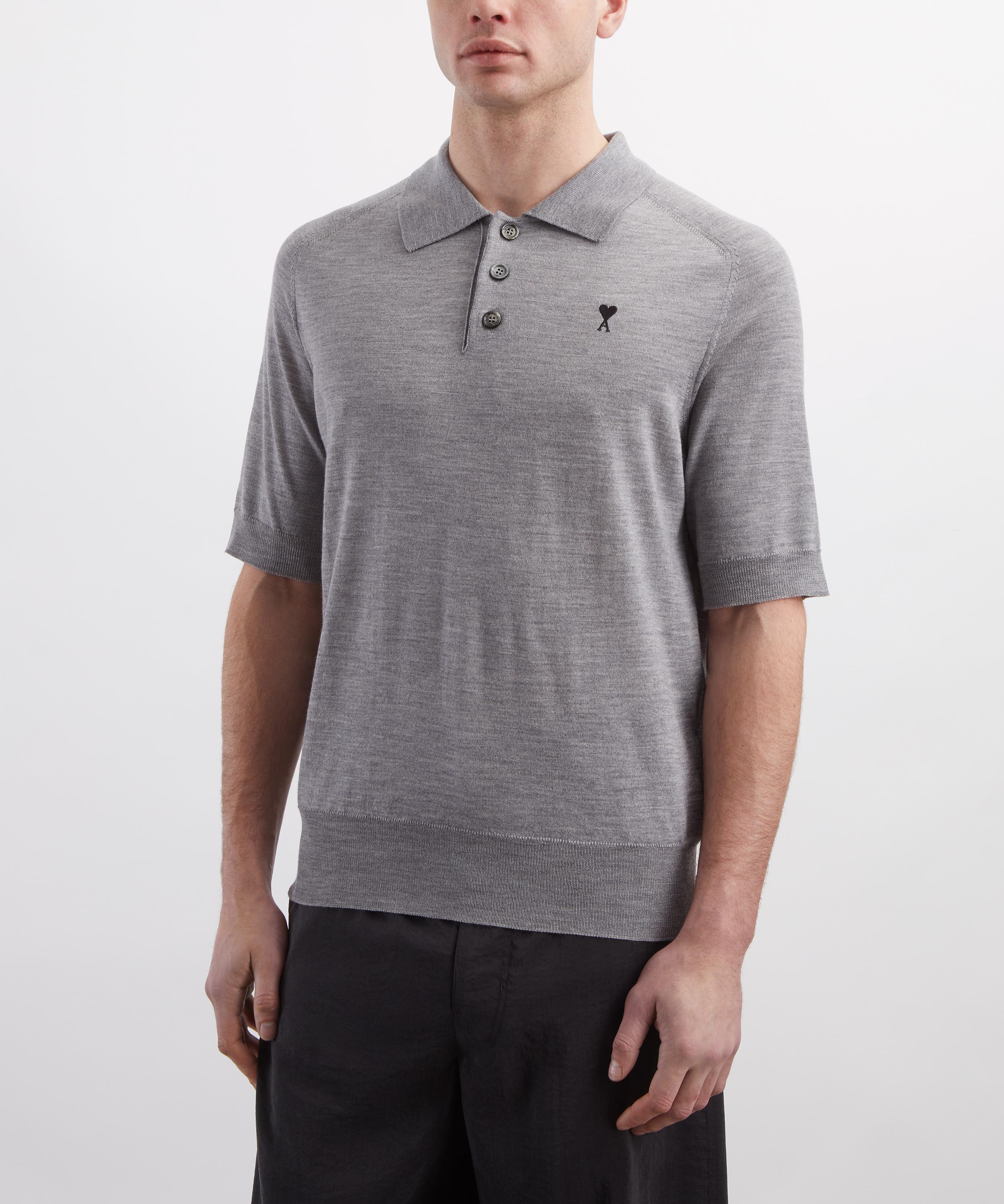 Ami - Contrasted Ami de Coeur Polo Shirt image number 2