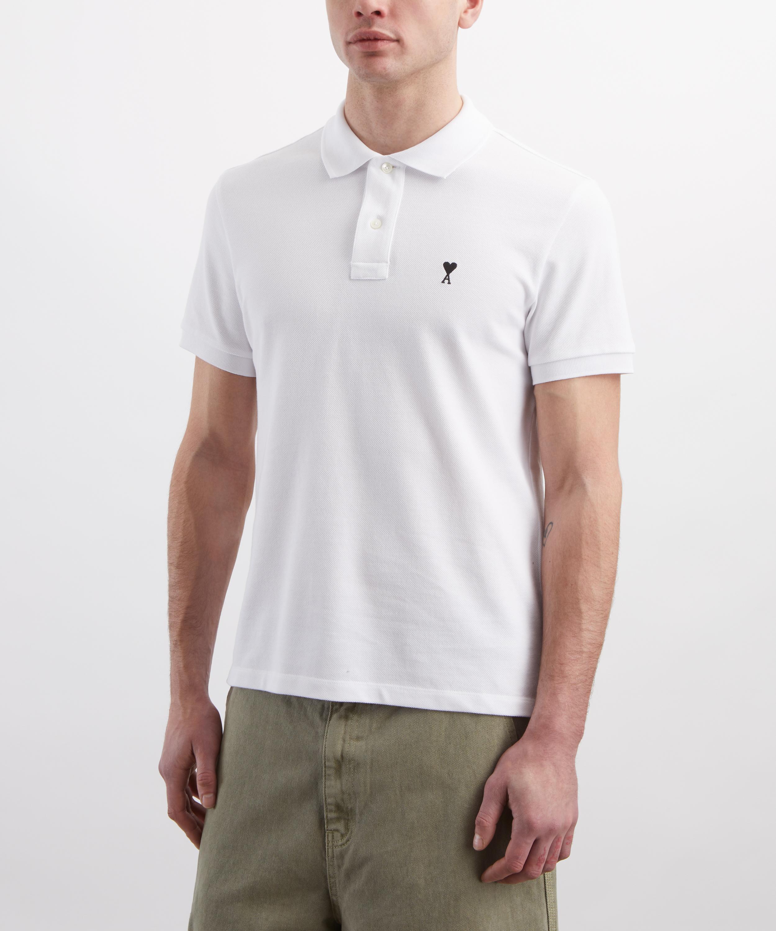 Ami - Contrasted Ami de Coeur Polo Shirt image number 2