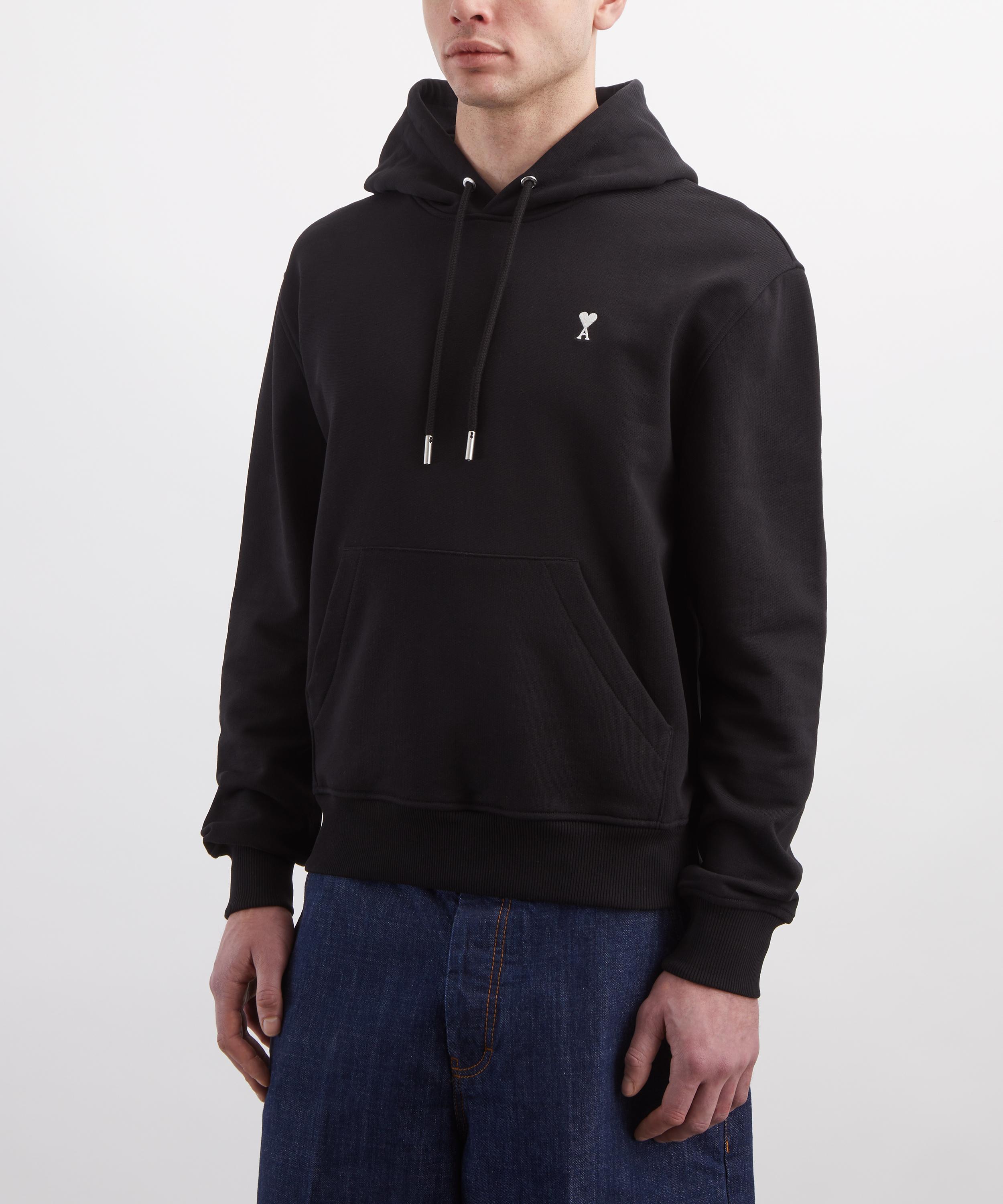 Ami - Cotton Contrast Ami de Coeur Hoodie image number 2