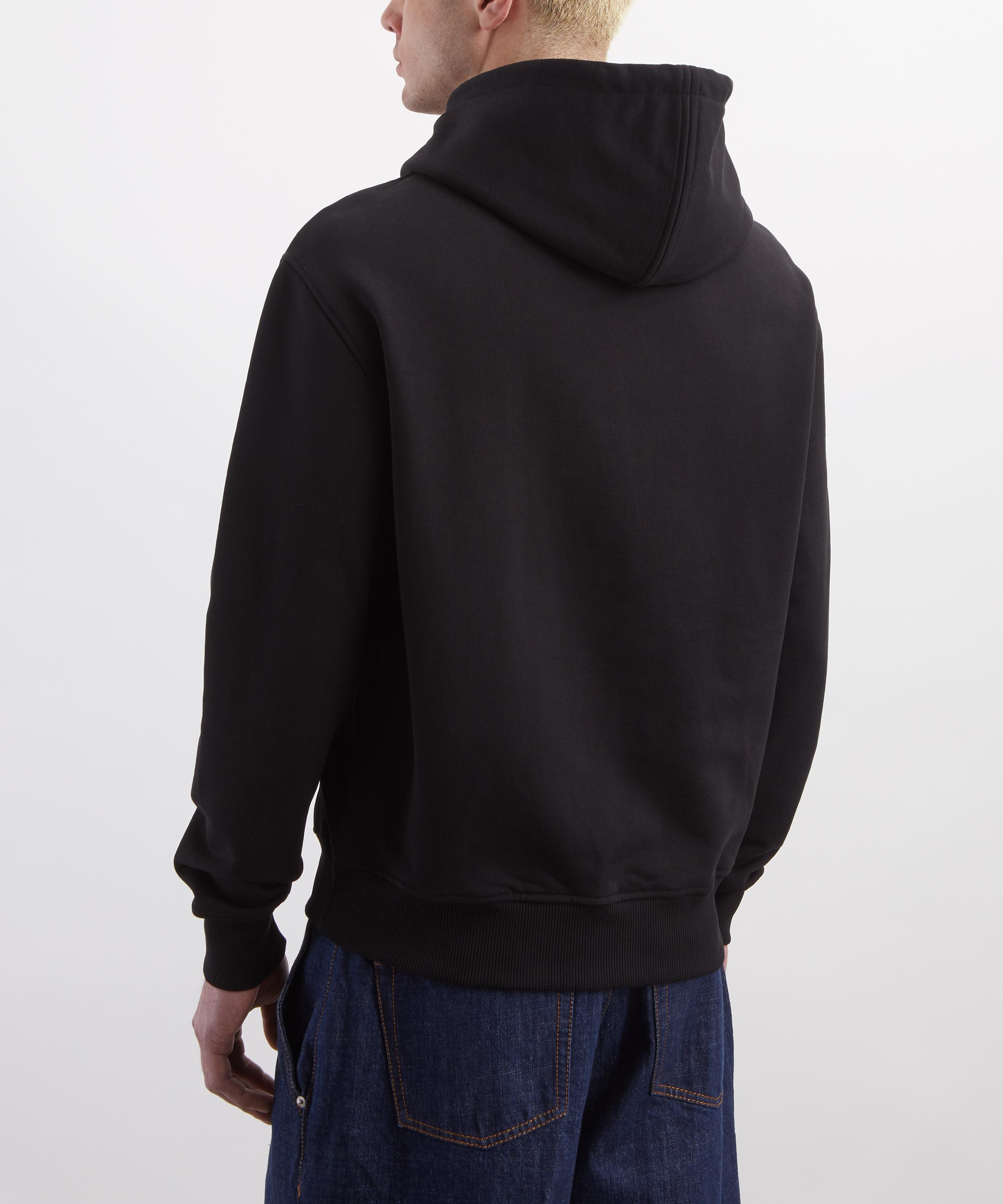 Ami - Cotton Contrast Ami de Coeur Hoodie image number 3