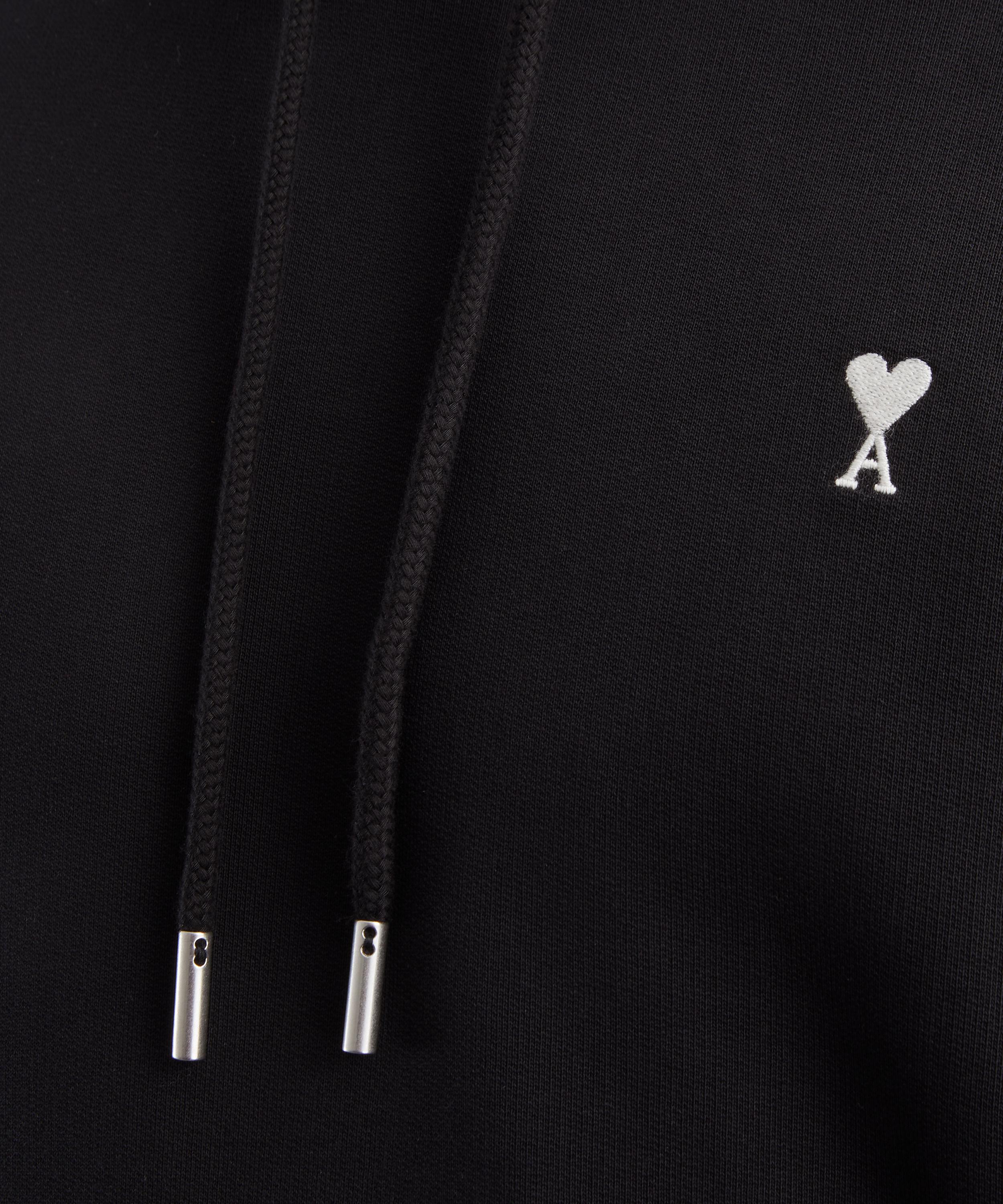 Ami - Cotton Contrast Ami de Coeur Hoodie image number 4