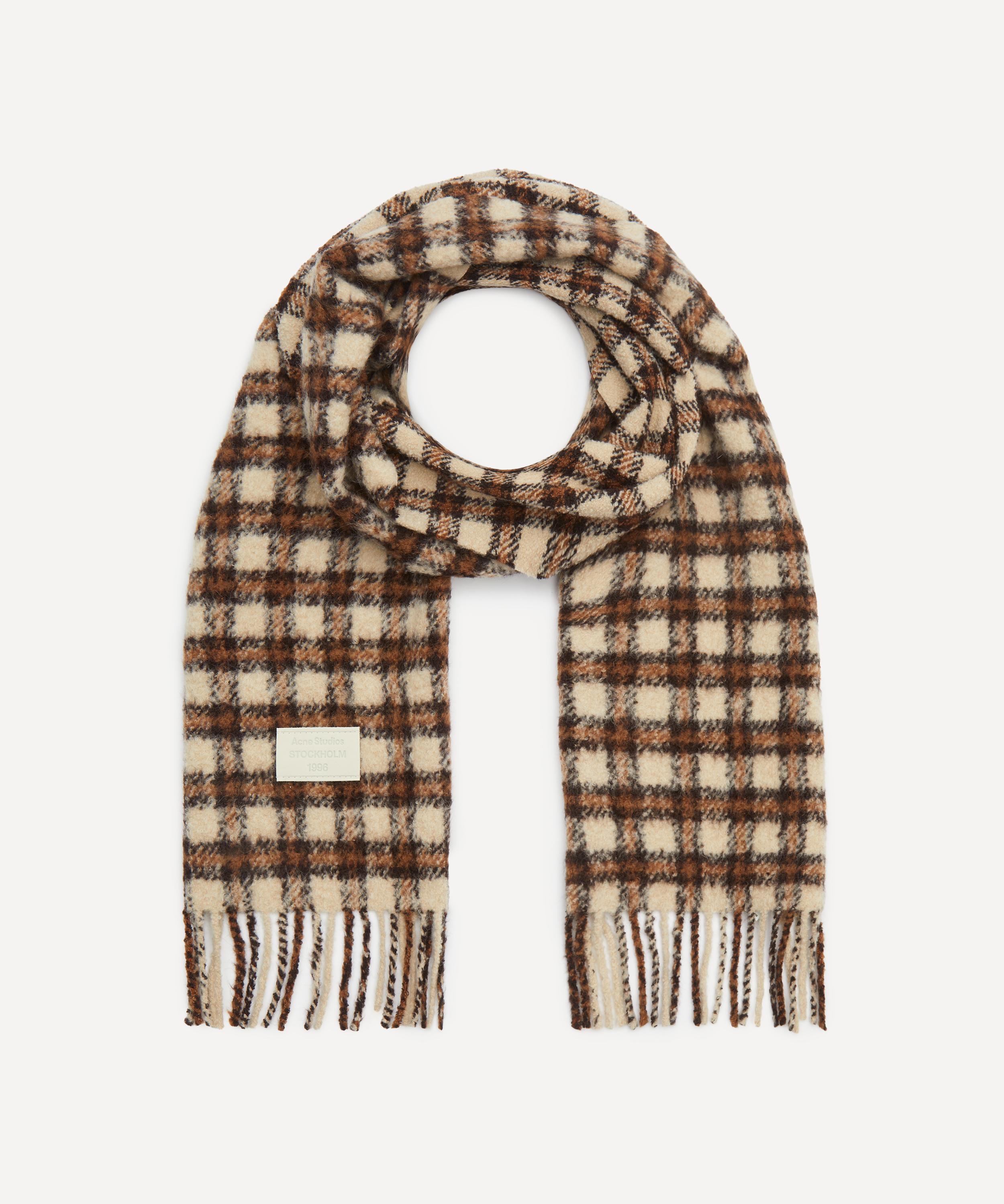 Acne Studios - Checked Logo Scarf
