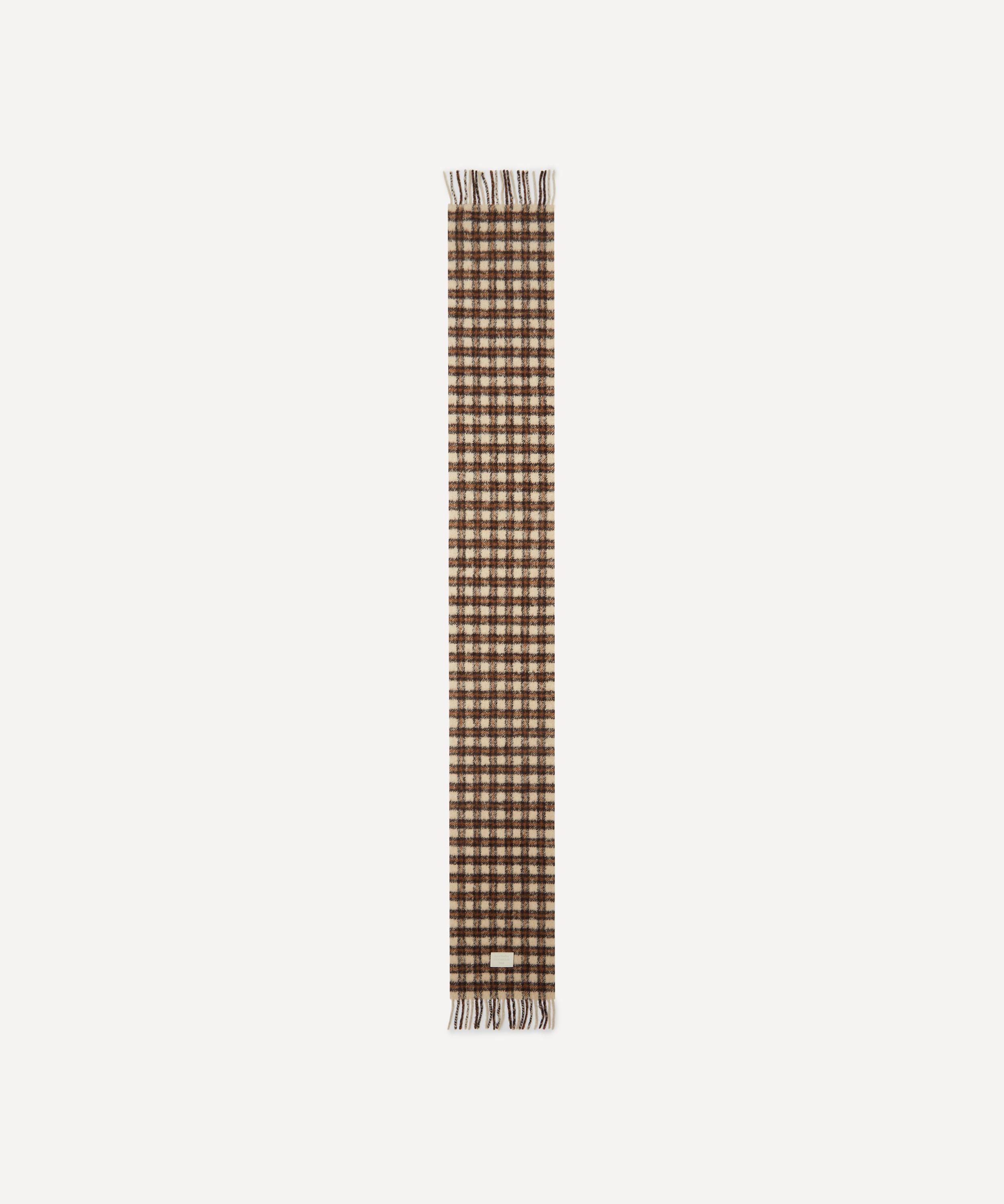 Acne Studios - Checked Logo Scarf image number 1