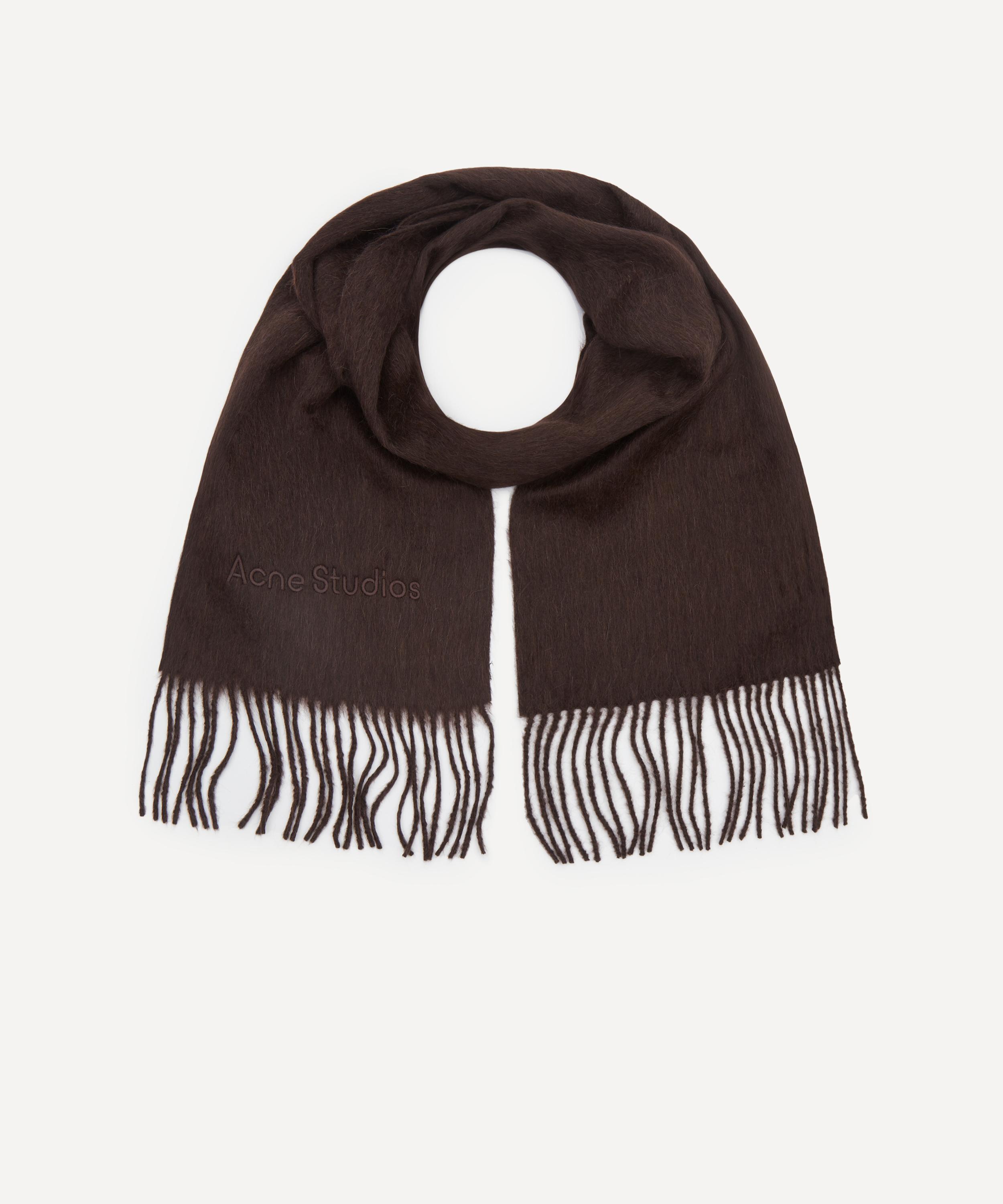 Acne Studios - Alpaca-Wool Logo Scarf image number 0