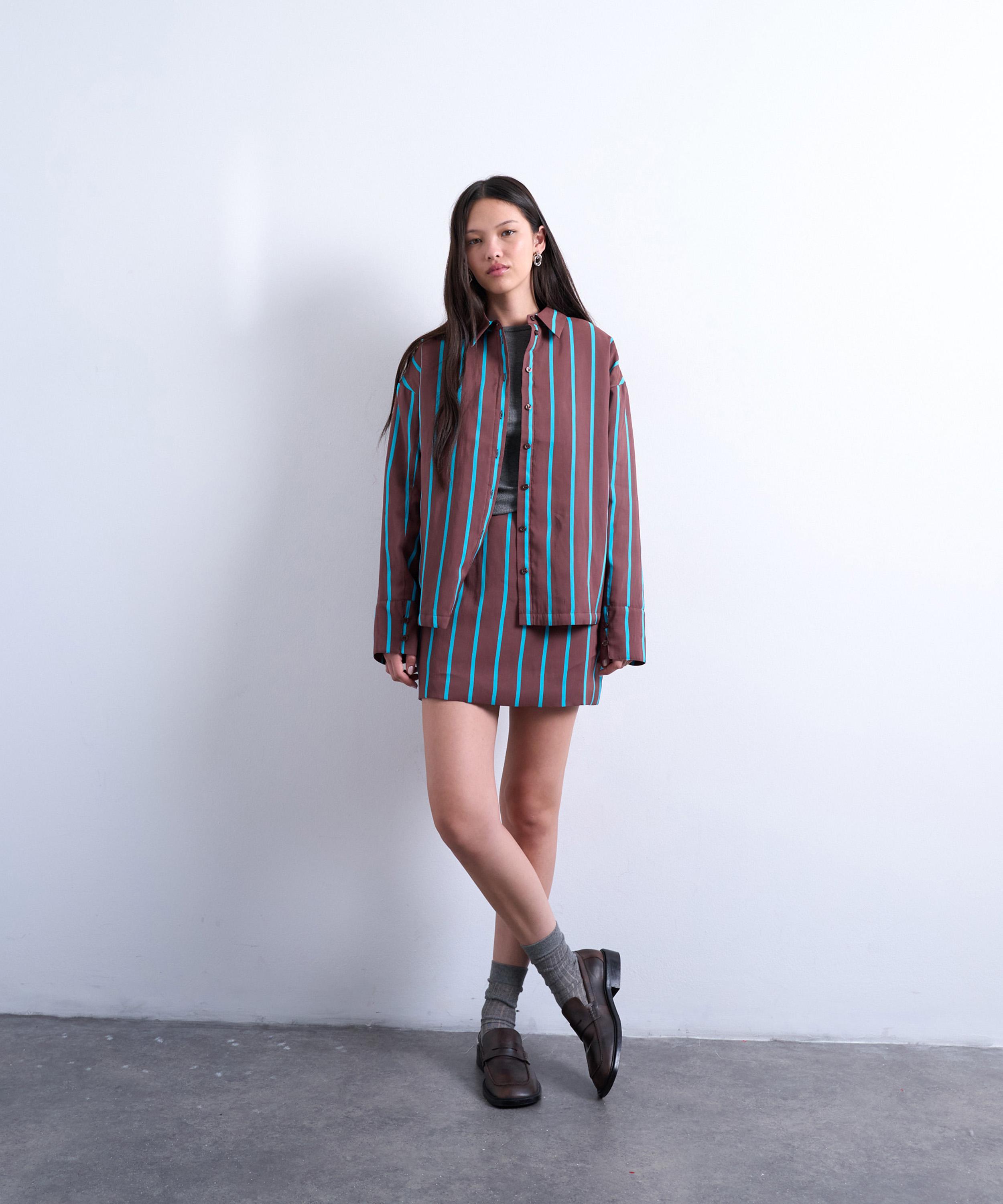 TOPSHOP - Co-Ord Quilted Oversized Shirt