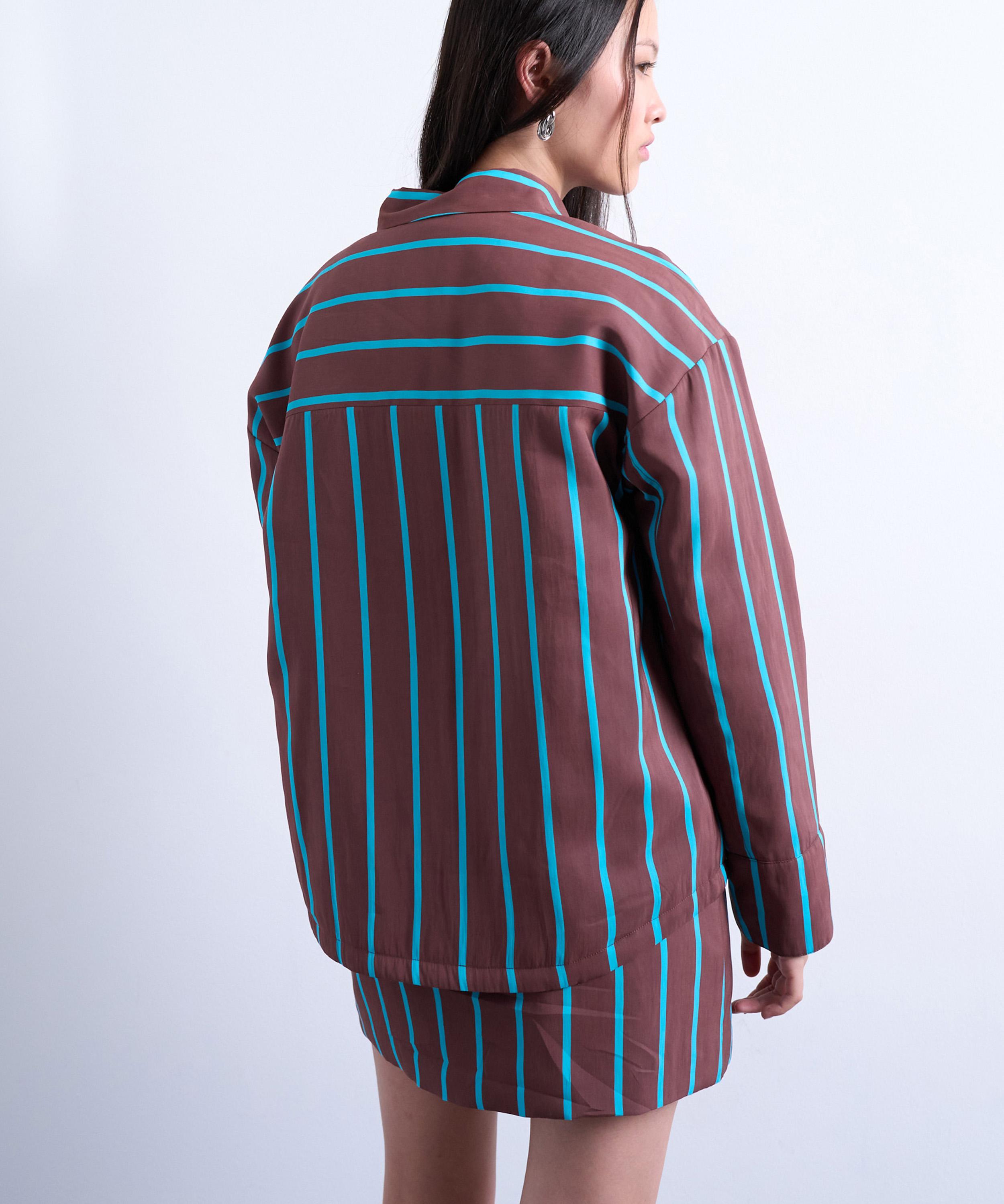 TOPSHOP - Co-Ord Quilted Oversized Shirt image number 2