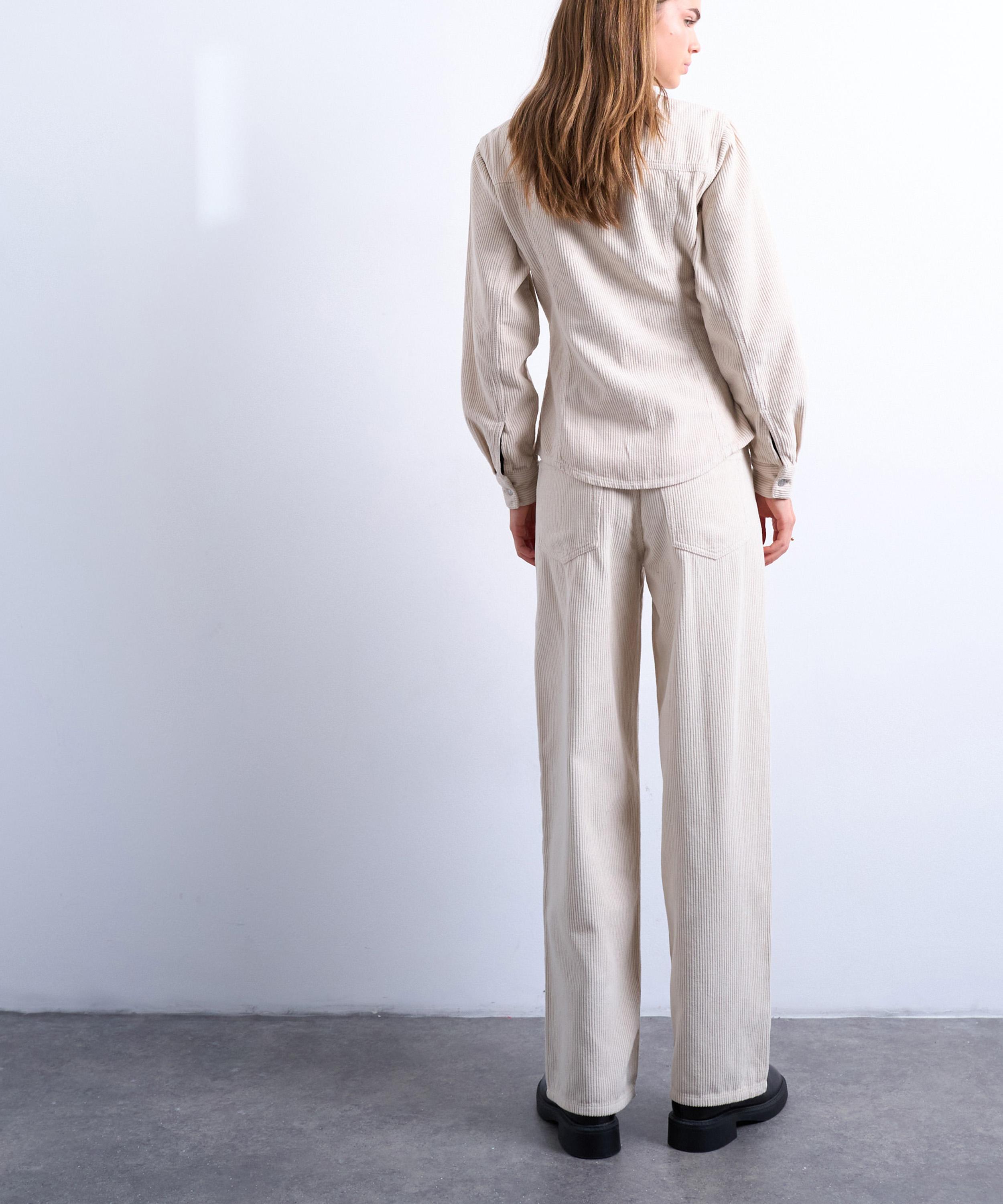 TOPSHOP - Pearl Cord Cinch Low-Rise Jeans image number 3