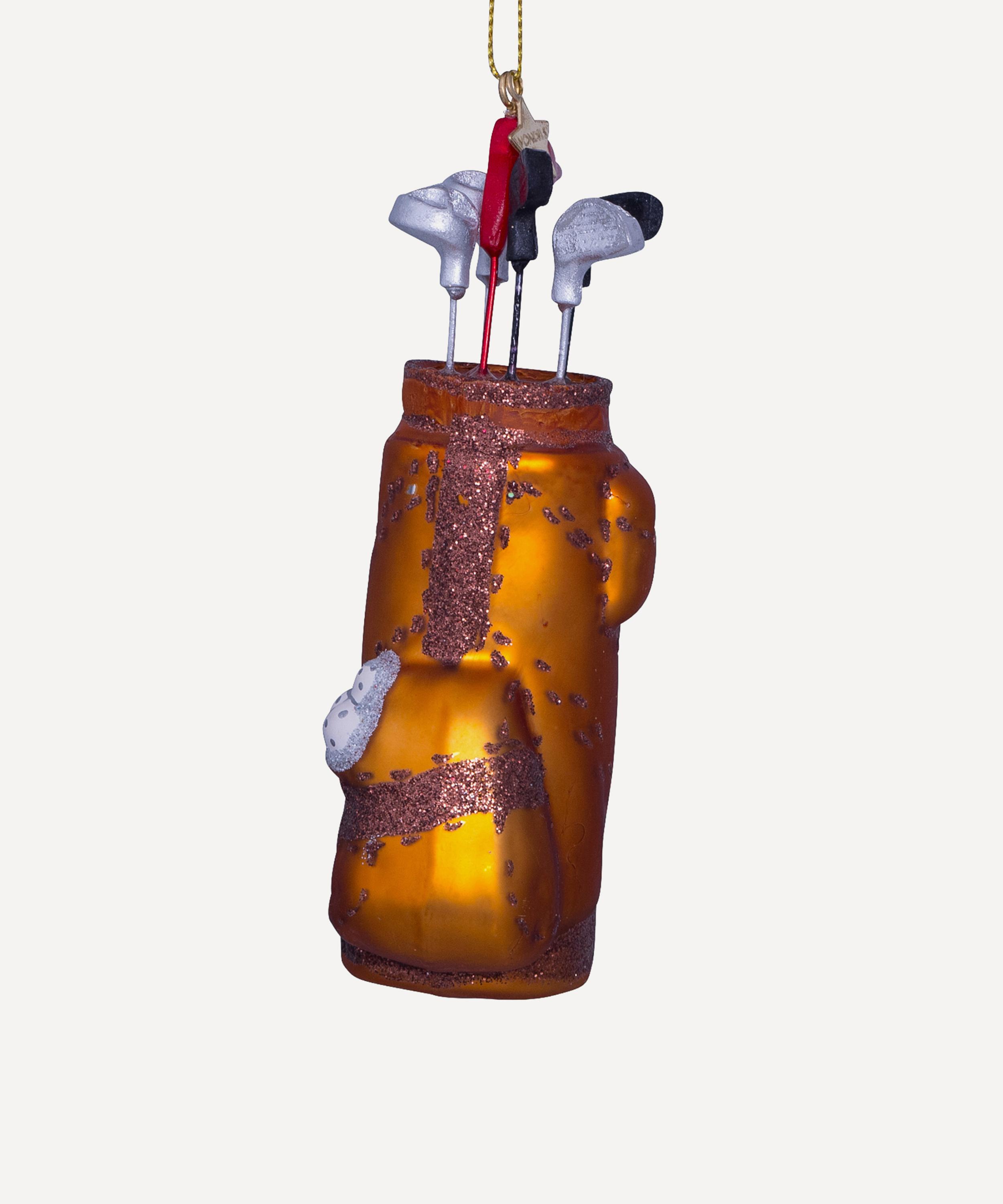 Christmas - Glass Golf Bag Ornament image number 0