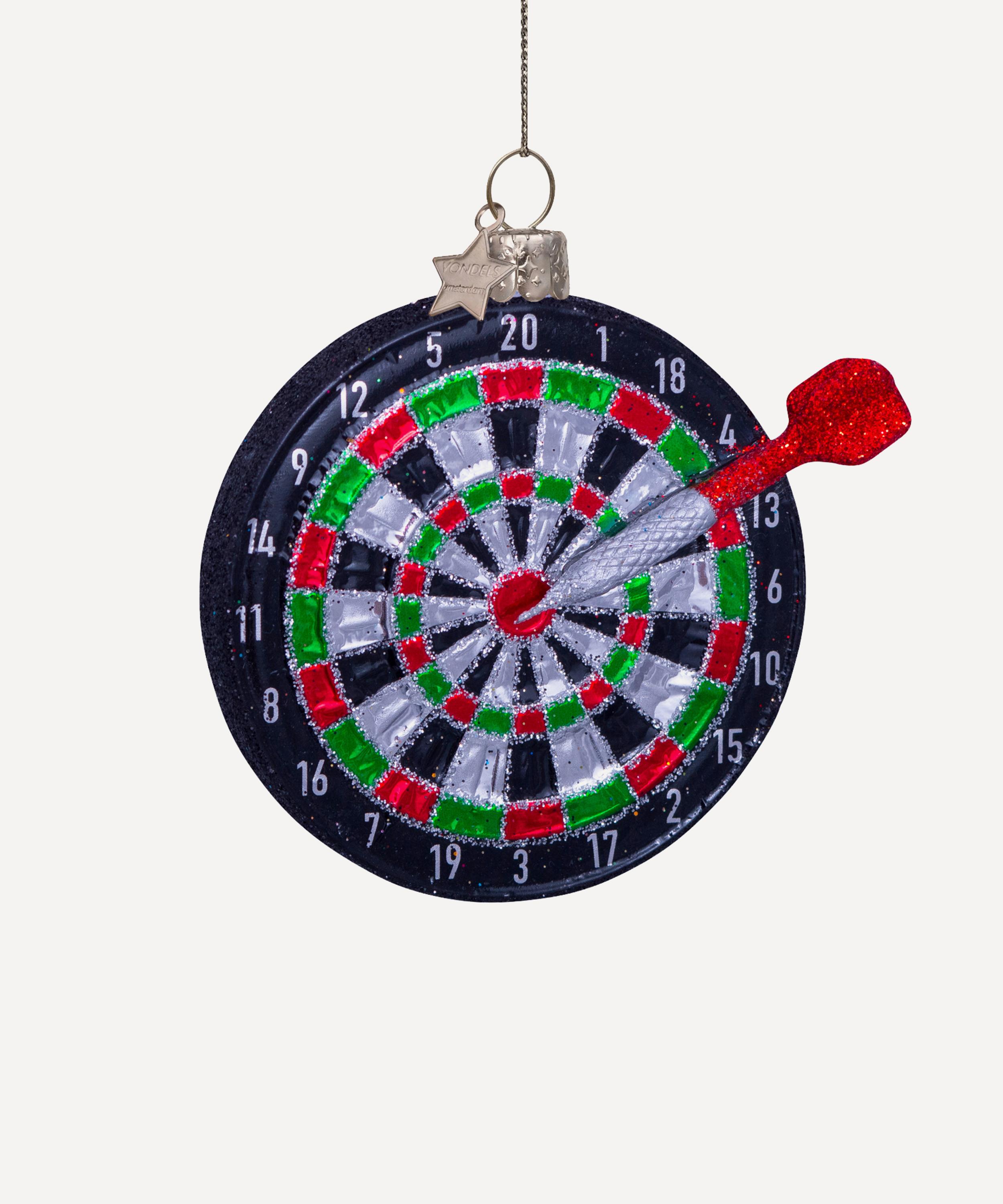 Christmas - Glass Dartboard Ornament image number 0