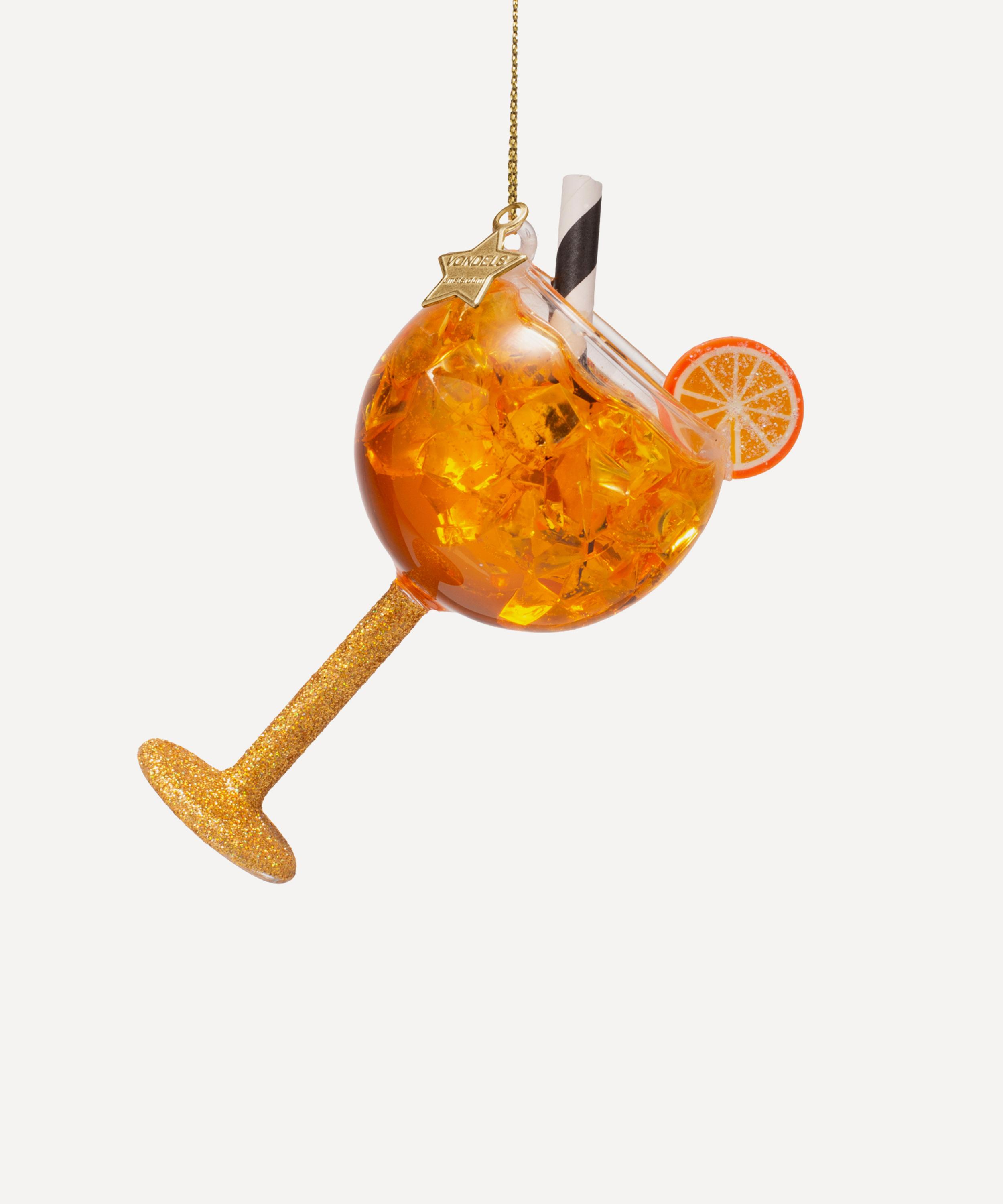 Christmas - Orange Spritzer Glass Ornament image number 0