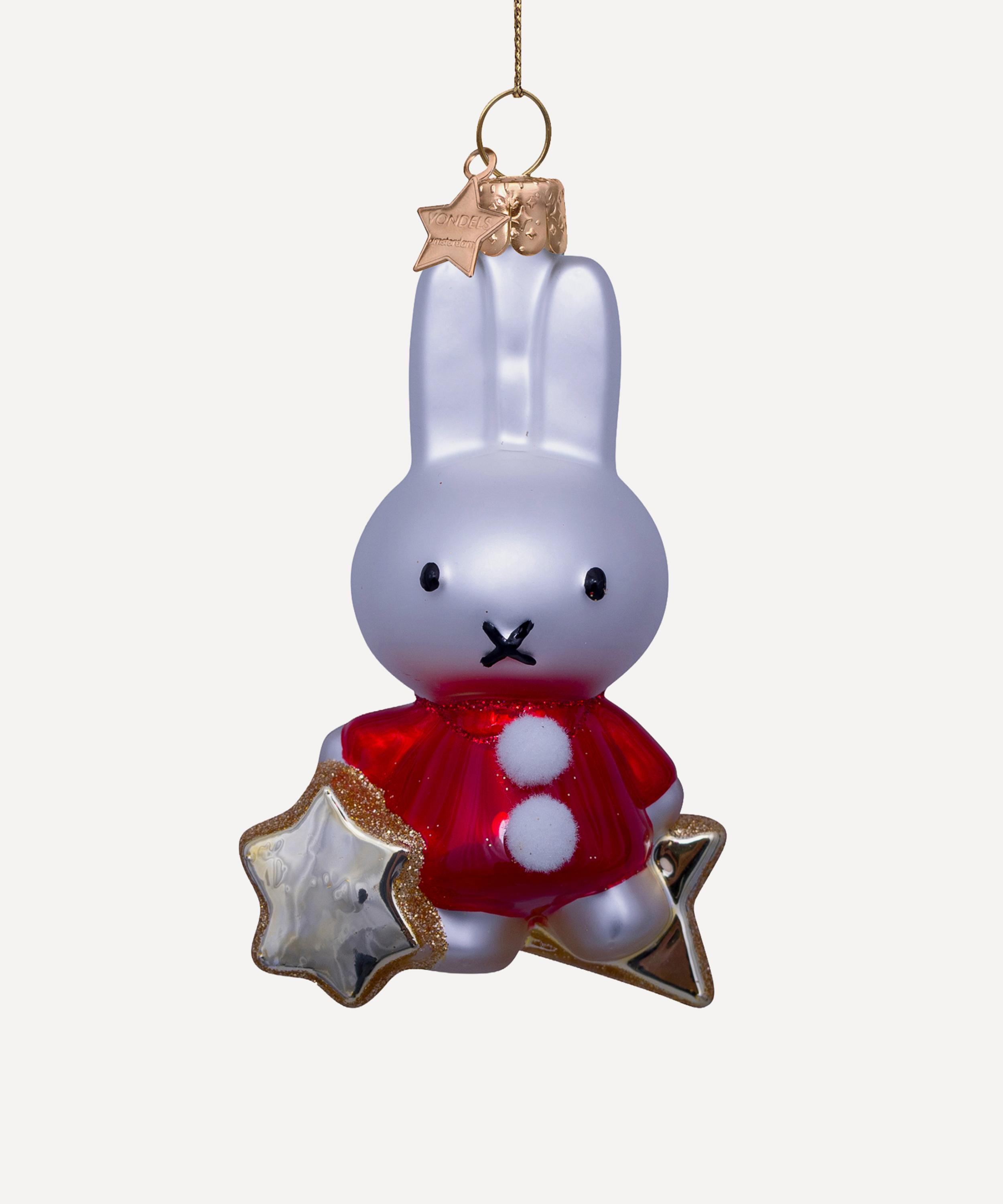 Christmas - Glass Miffy on Star Ornament image number 0
