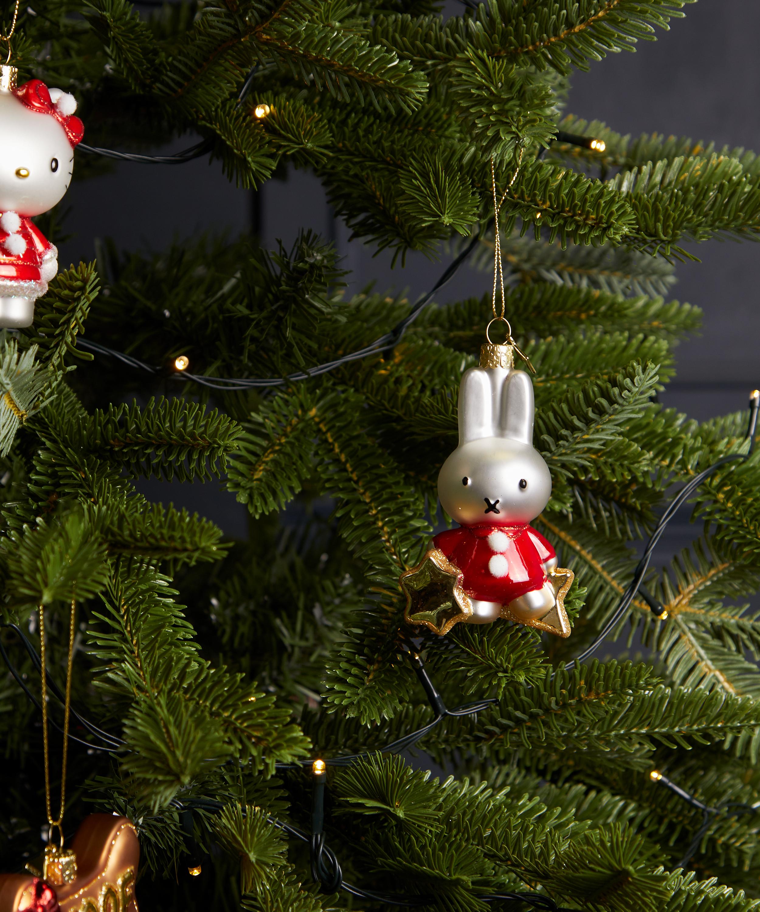 Christmas - Glass Miffy on Star Ornament image number 1