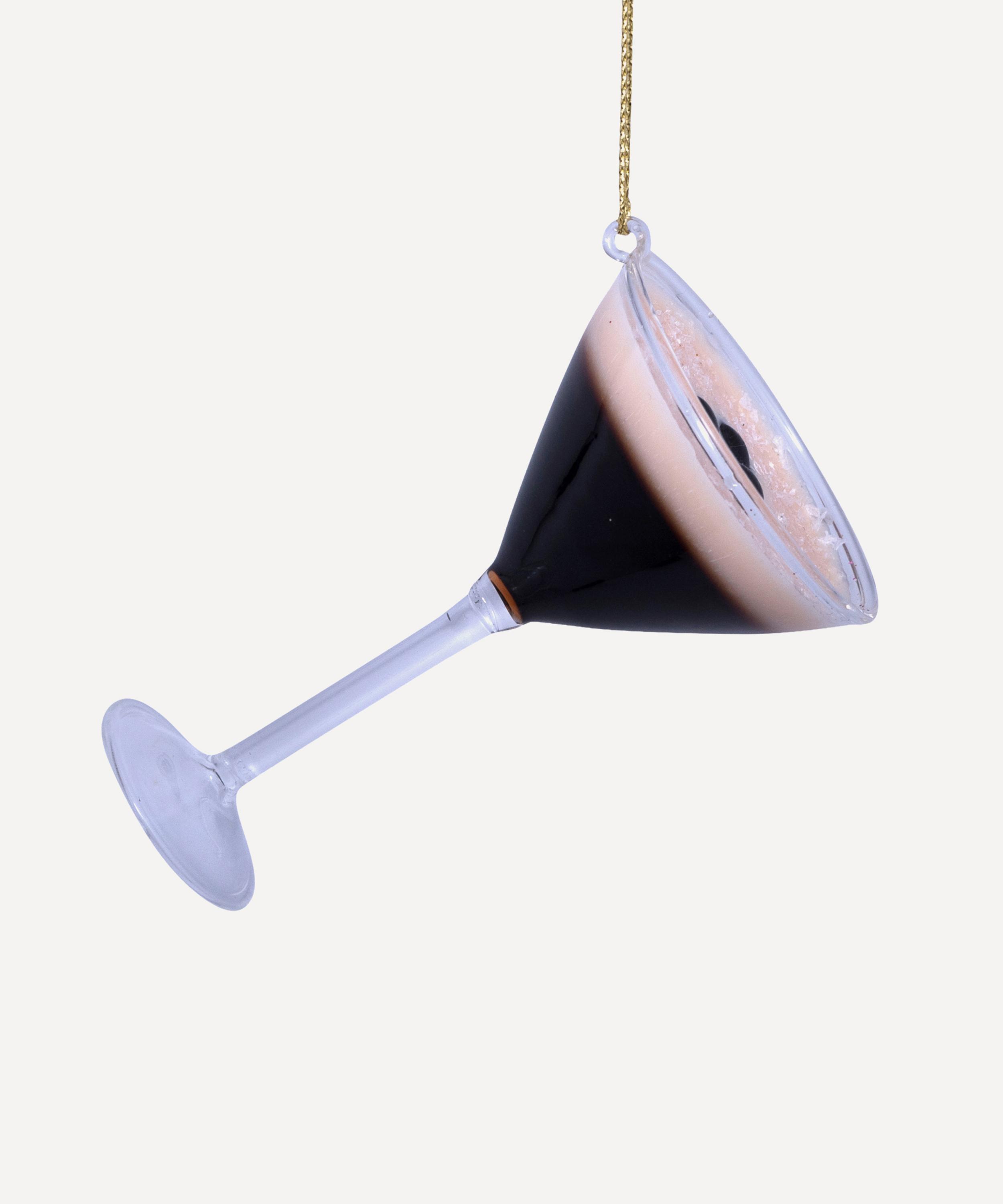 Christmas - Espresso Martini Glass Ornament image number 0