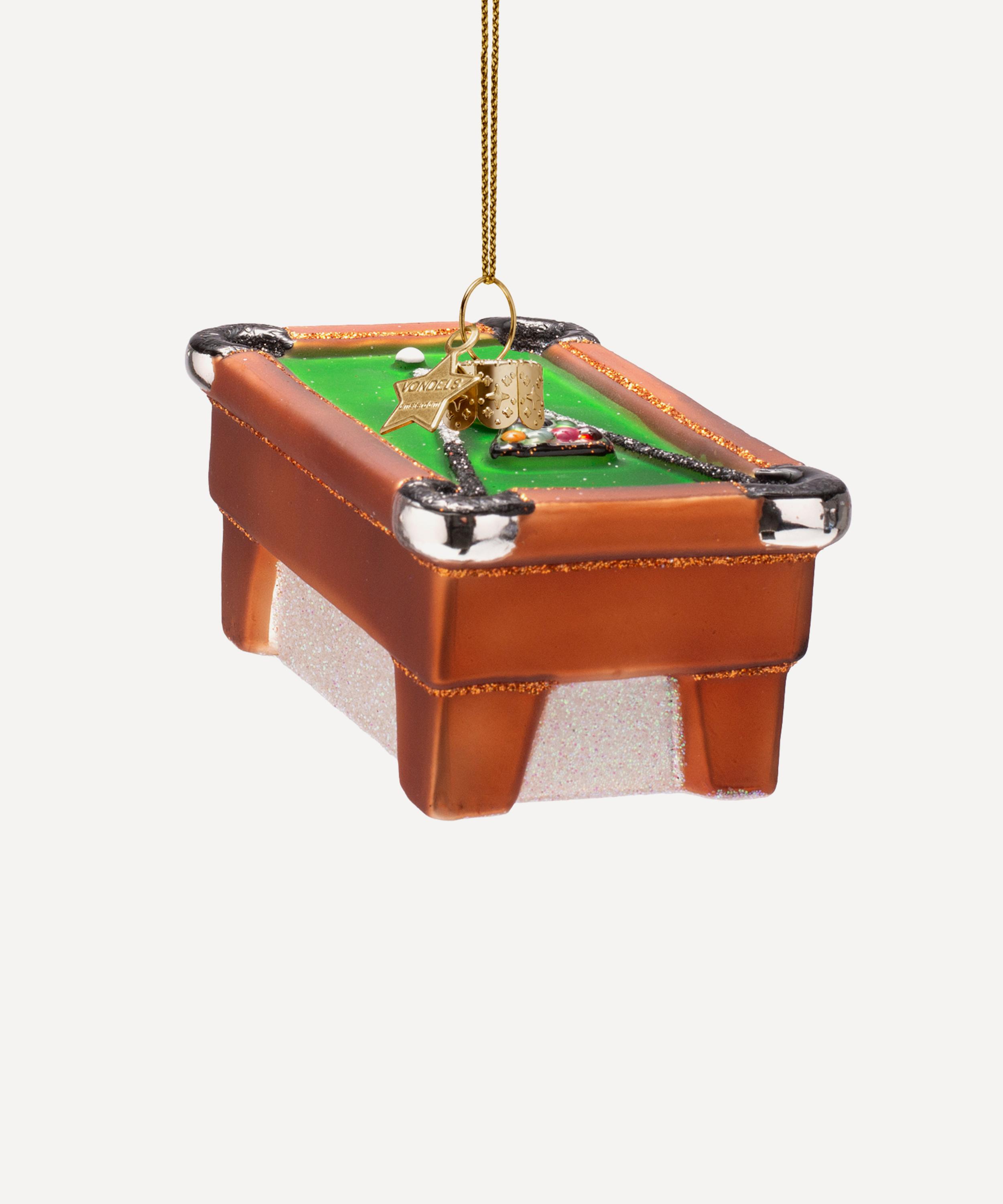 Christmas - Glass Pool Table Ornament image number 0