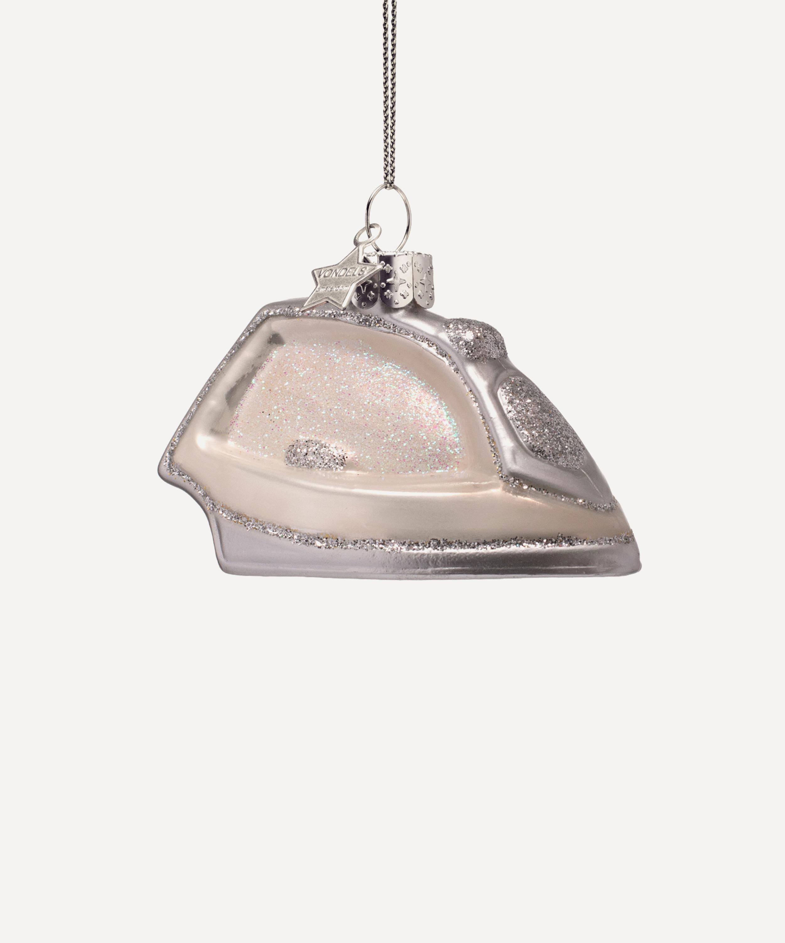 Christmas - Glass Steam Iron Ornament image number 0