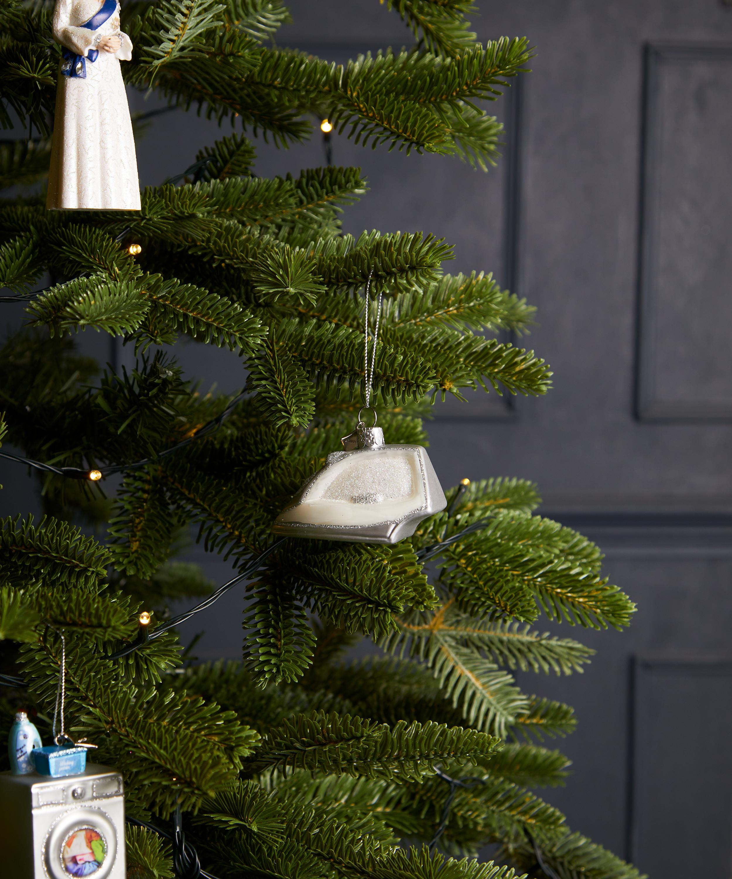 Christmas - Glass Steam Iron Ornament image number 1