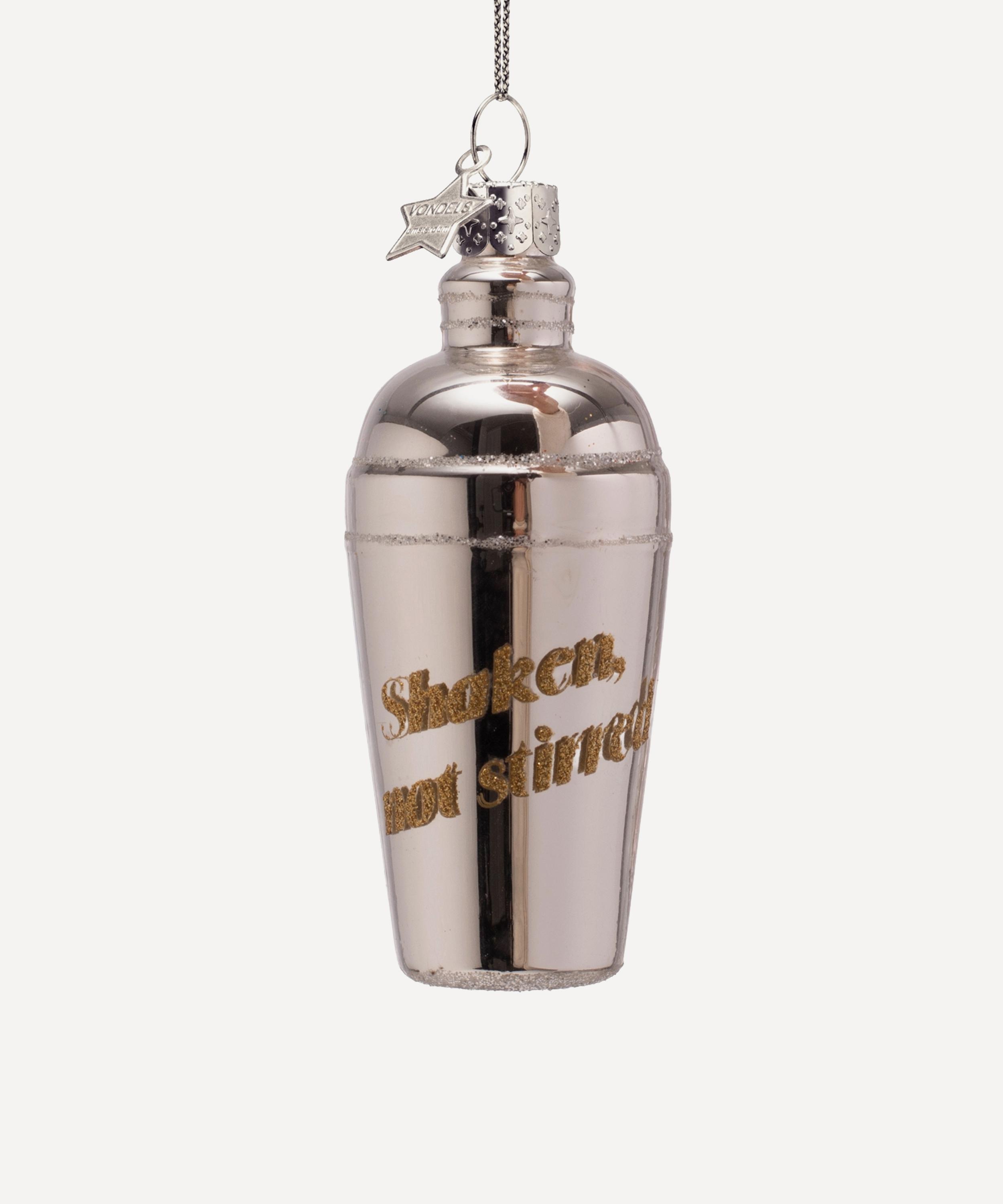 Christmas - Glass Cocktail Shaker Ornament image number 0