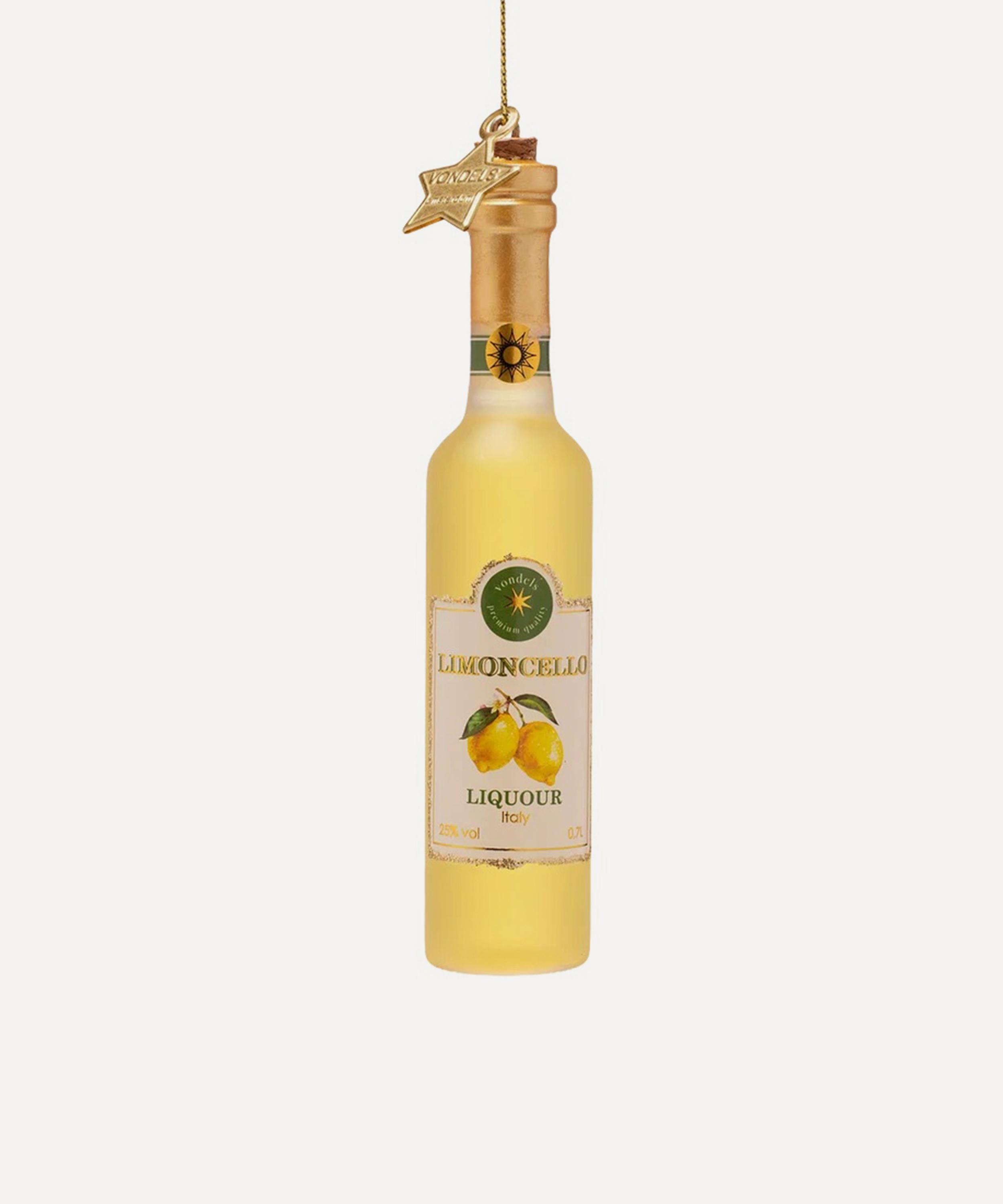 Christmas - Glass Limoncello Bottle Ornament image number 0