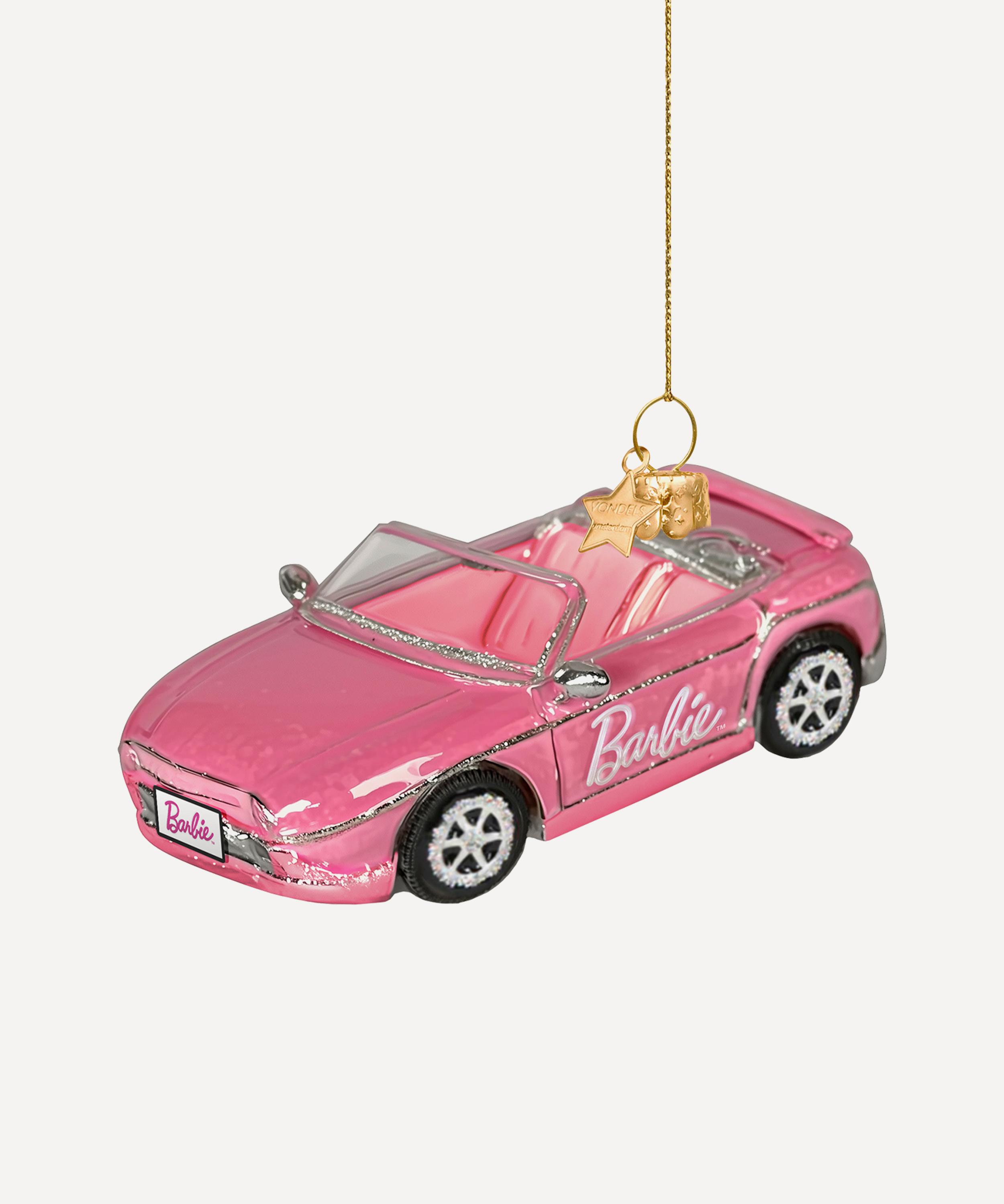 Christmas - Glass Barbie Car Ornament image number 0