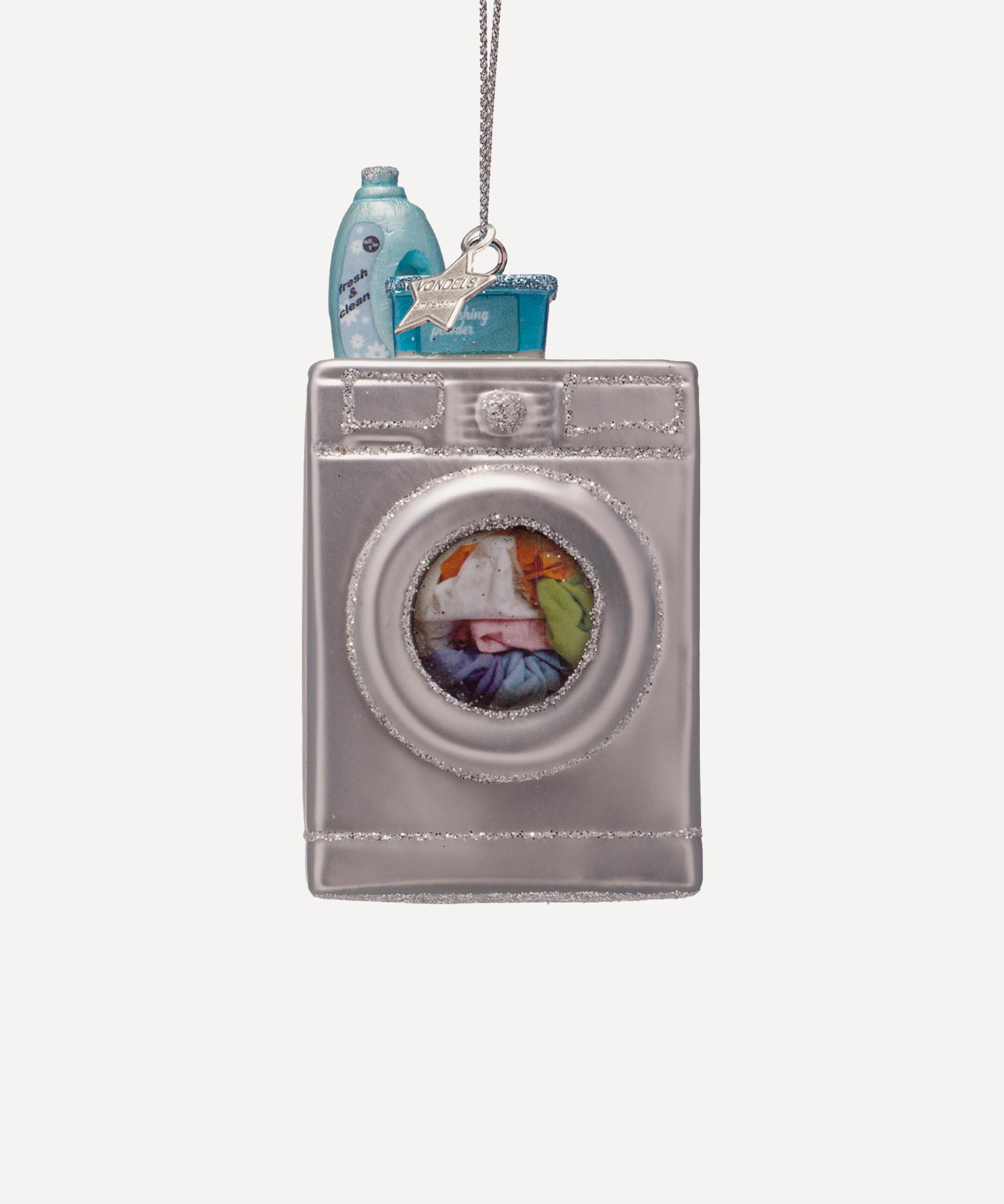 Christmas - Glass Washing Machine Ornament image number 0