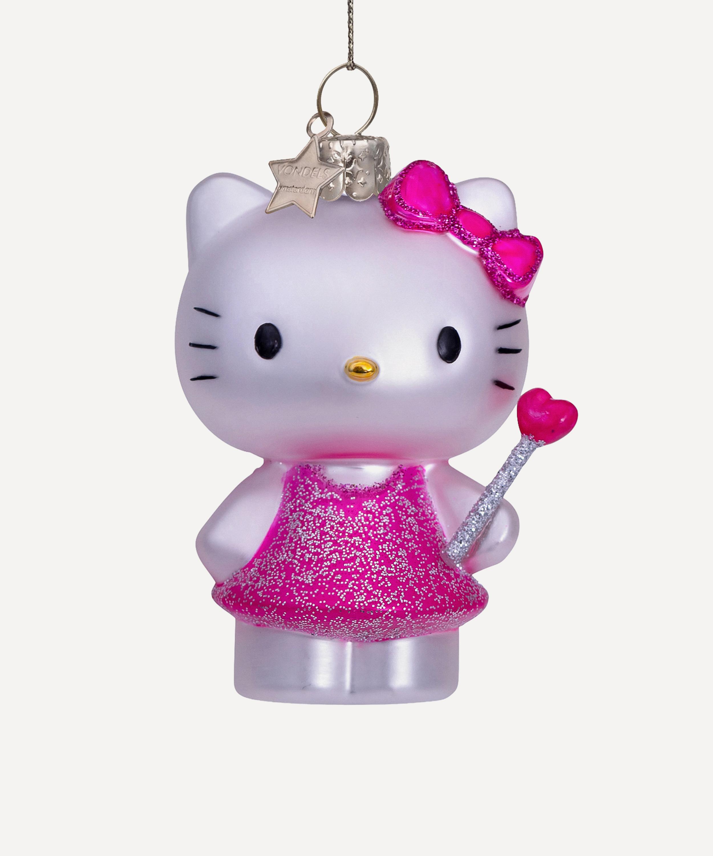 Christmas - Glass Hello Kitty Magic Wand Ornament image number 0