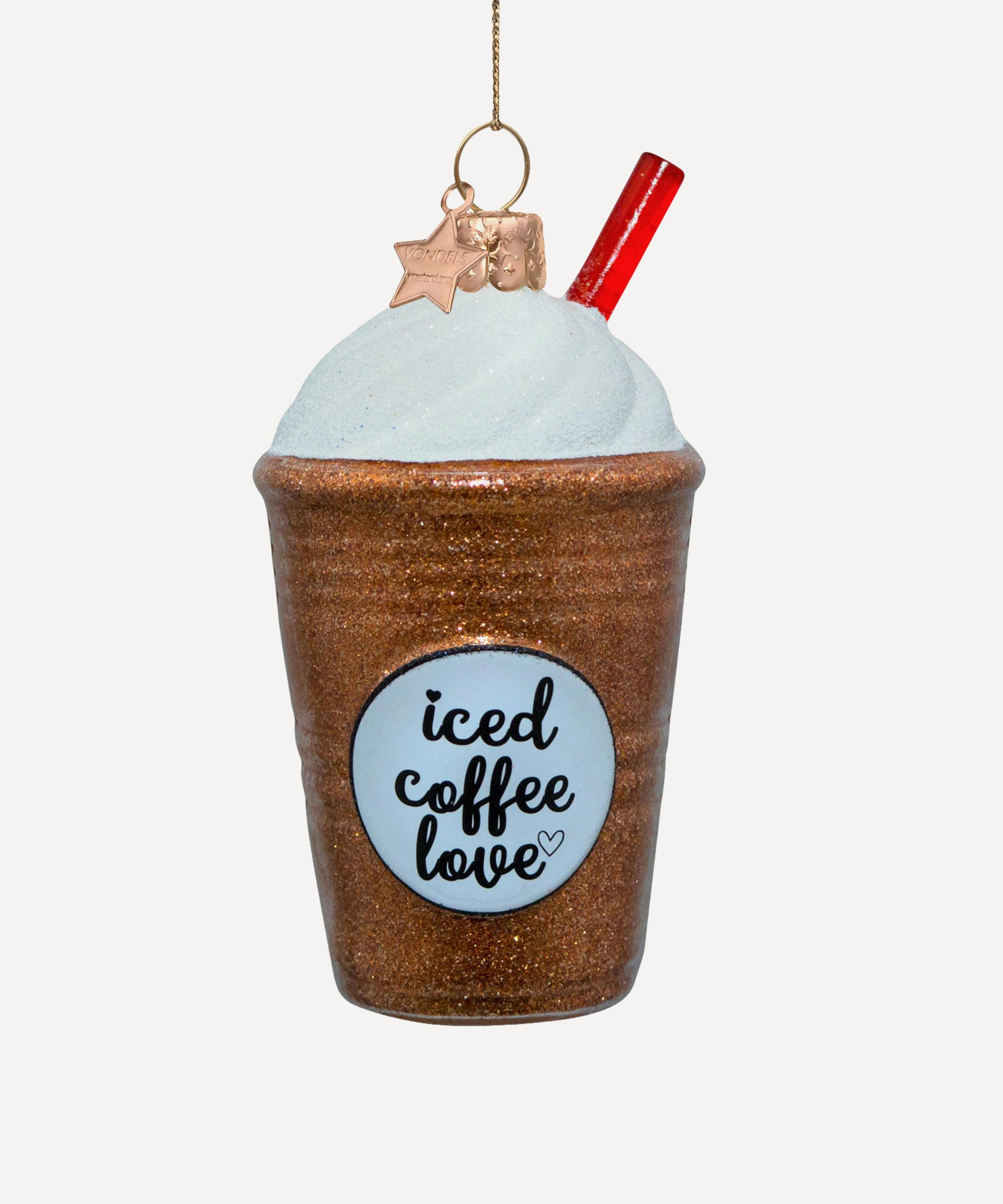 Christmas - Iced Coffee Glass Ornament image number 0