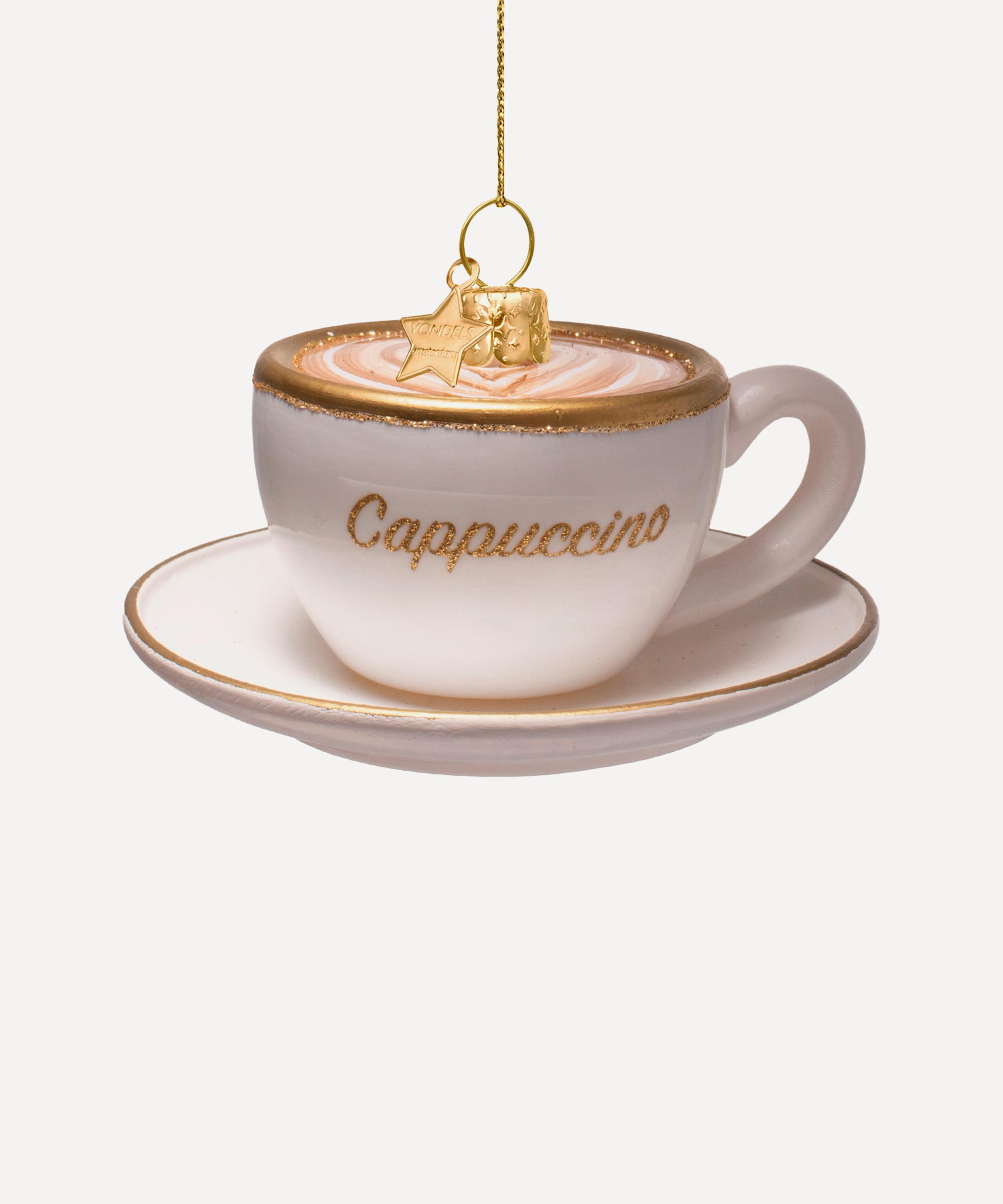 Christmas - Glass Cappuccino Ornament image number 0
