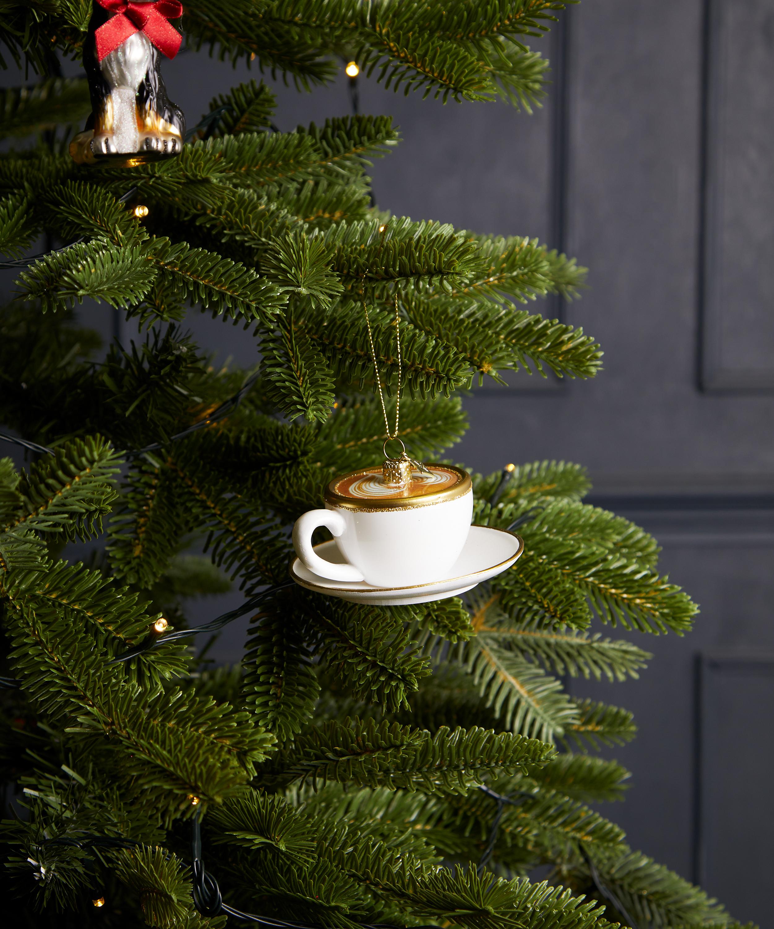 Christmas - Glass Cappuccino Ornament image number 1