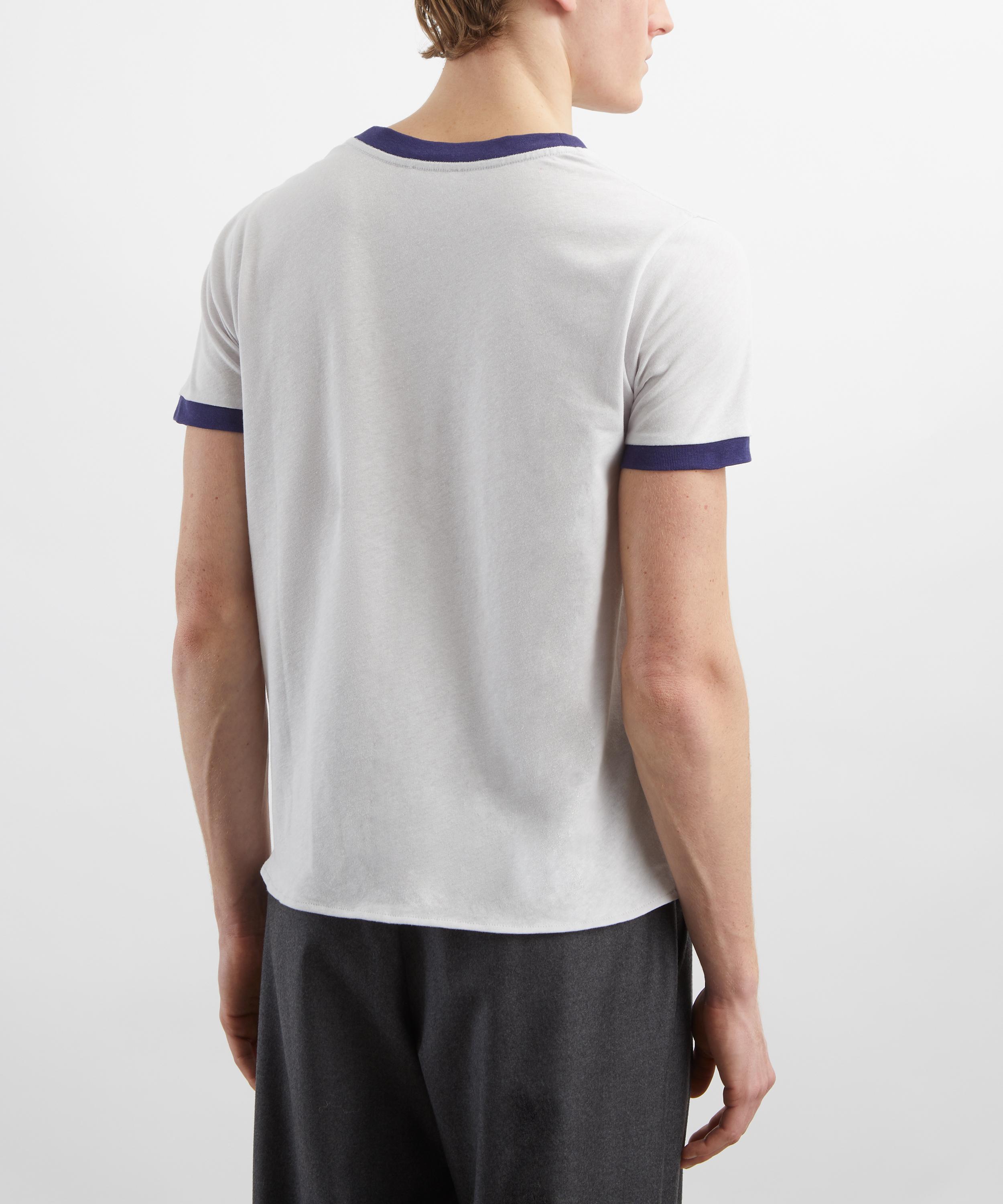 A.P.C. - Jules Cotton-Linen Ringer T-Shirt image number 3