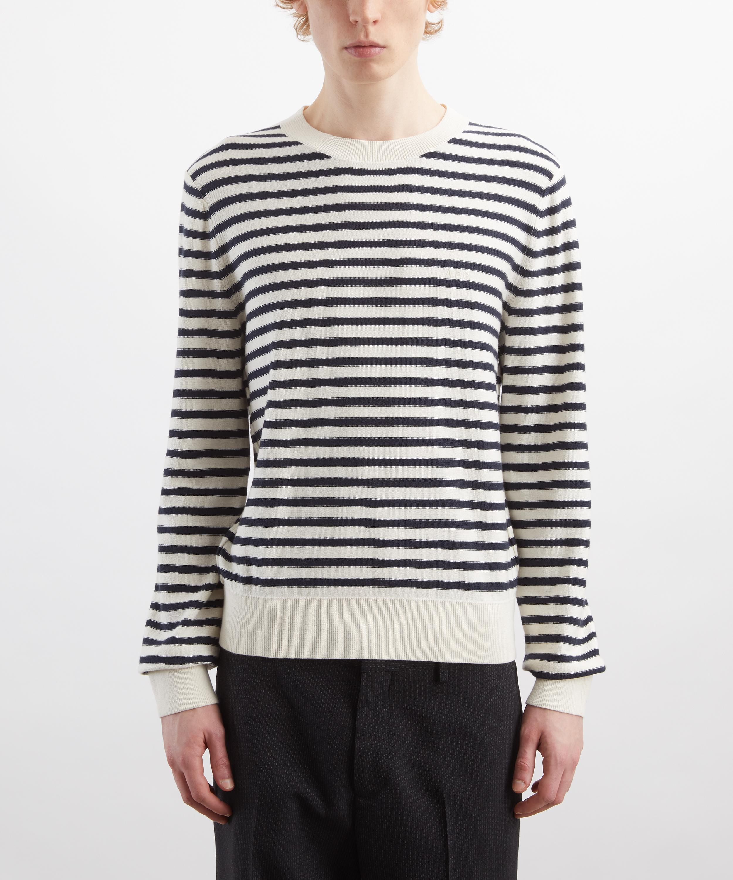 A.P.C. - Paul Striped Knitted Sweater image number 2