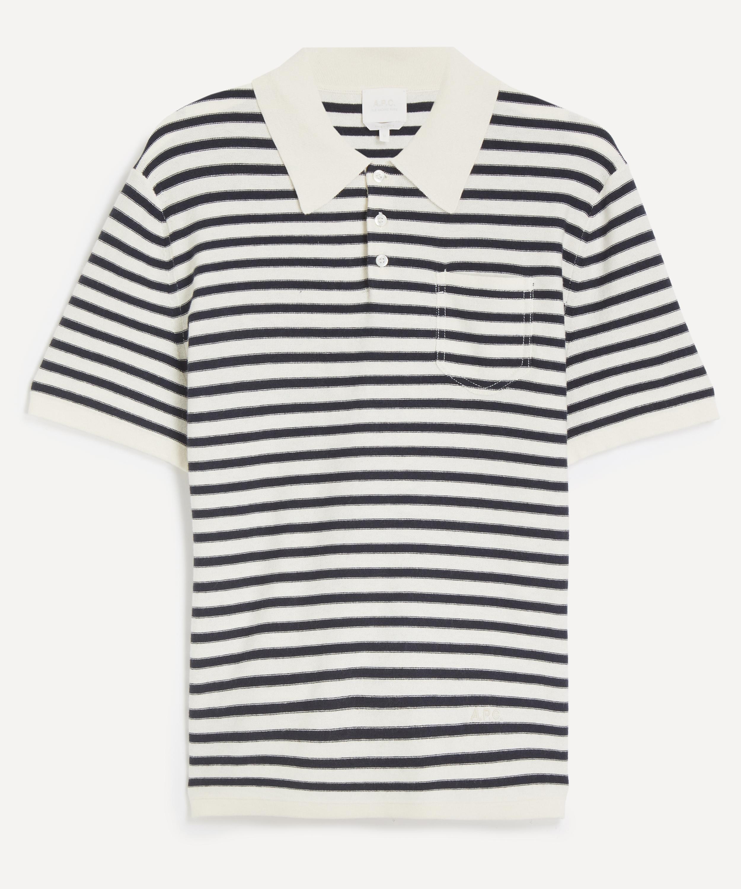 A.P.C. - Eliot Striped Knitted Polo