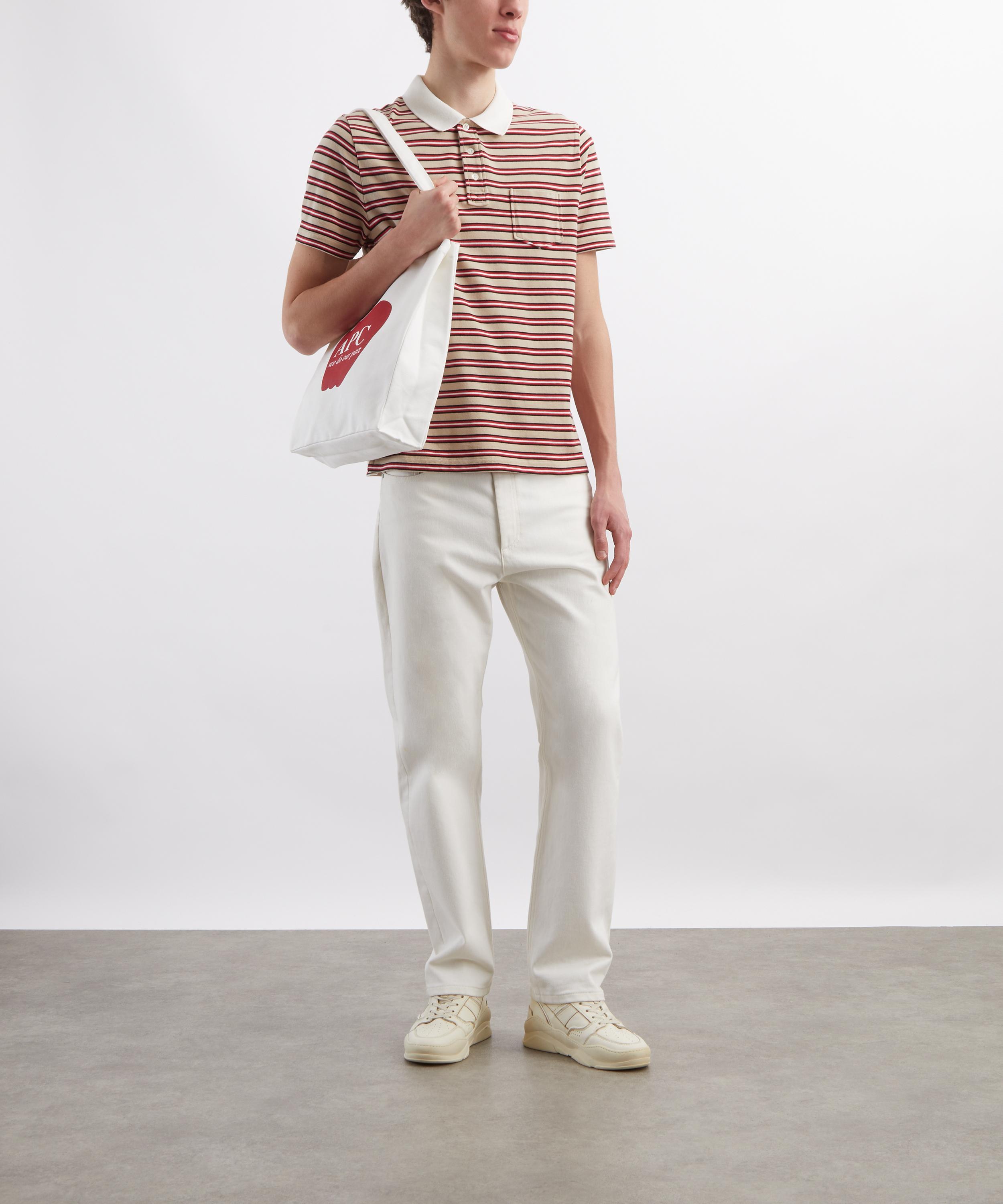 A.P.C. - Oscar Striped Polo Shirt image number 1
