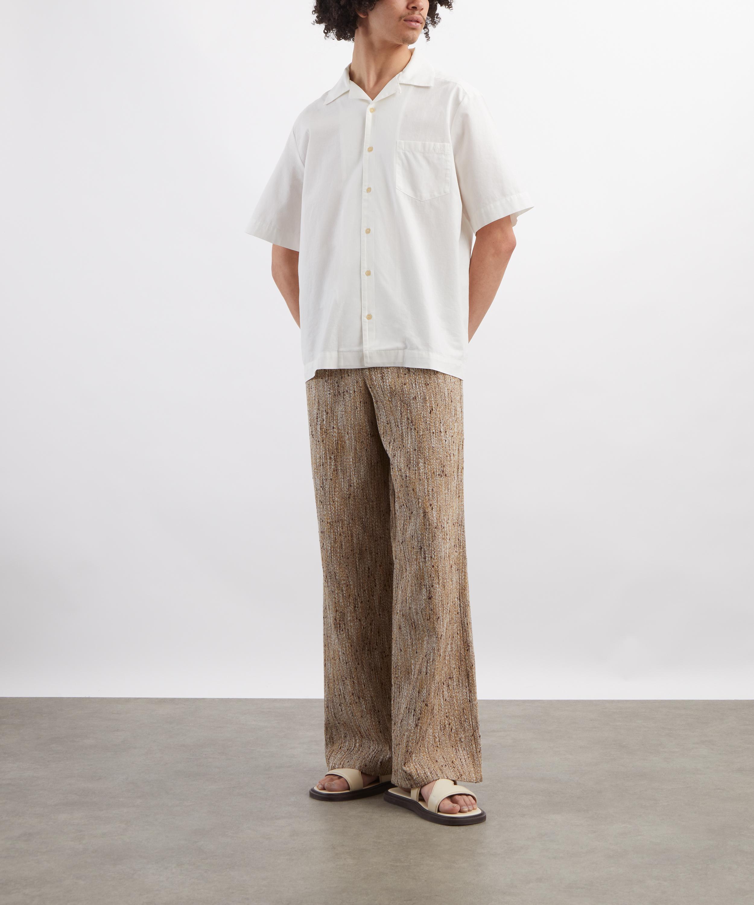 A.P.C. - Jude Short-Sleeve Cotton-Linen Shirt image number 1
