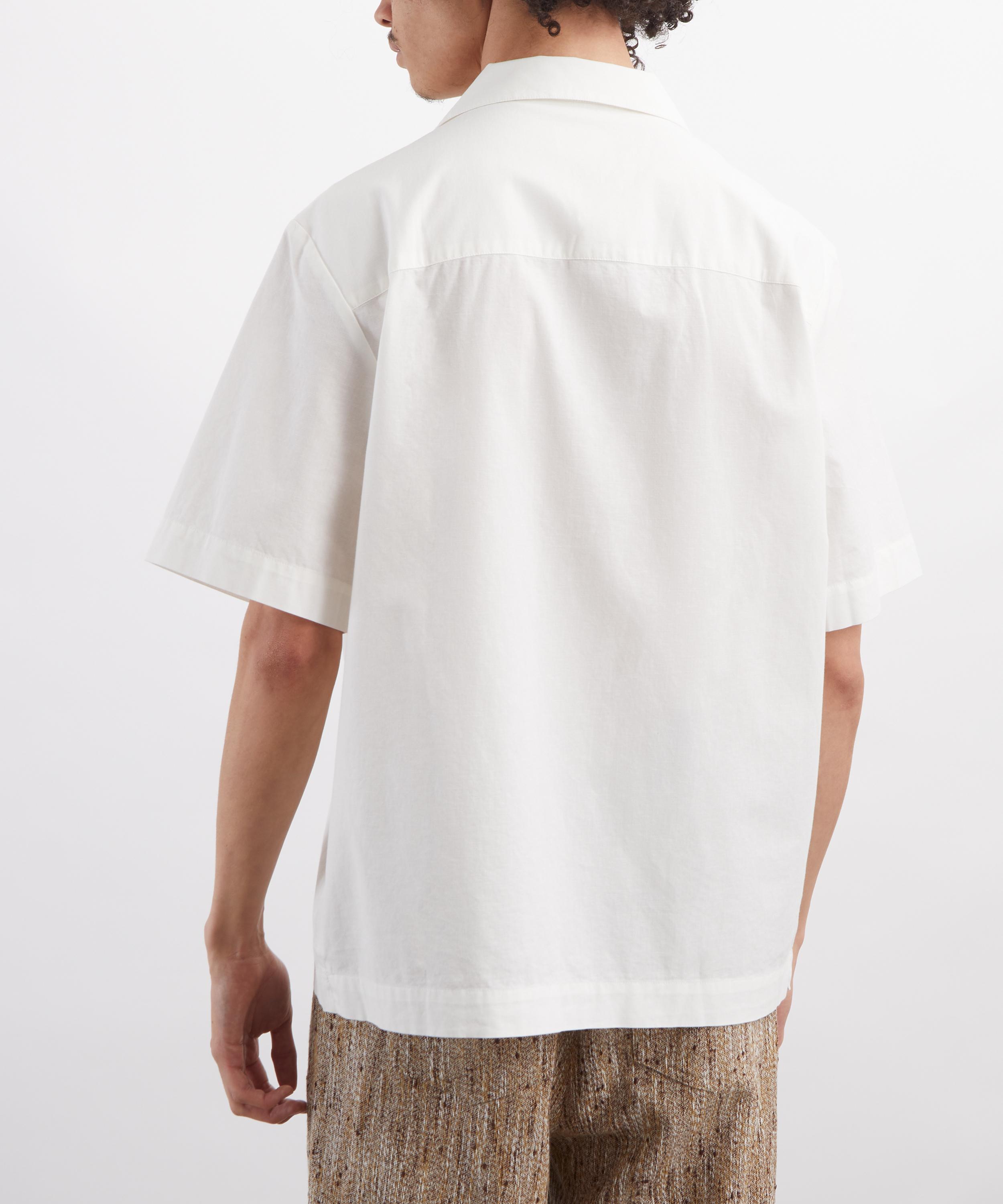 A.P.C. - Jude Short-Sleeve Cotton-Linen Shirt image number 3