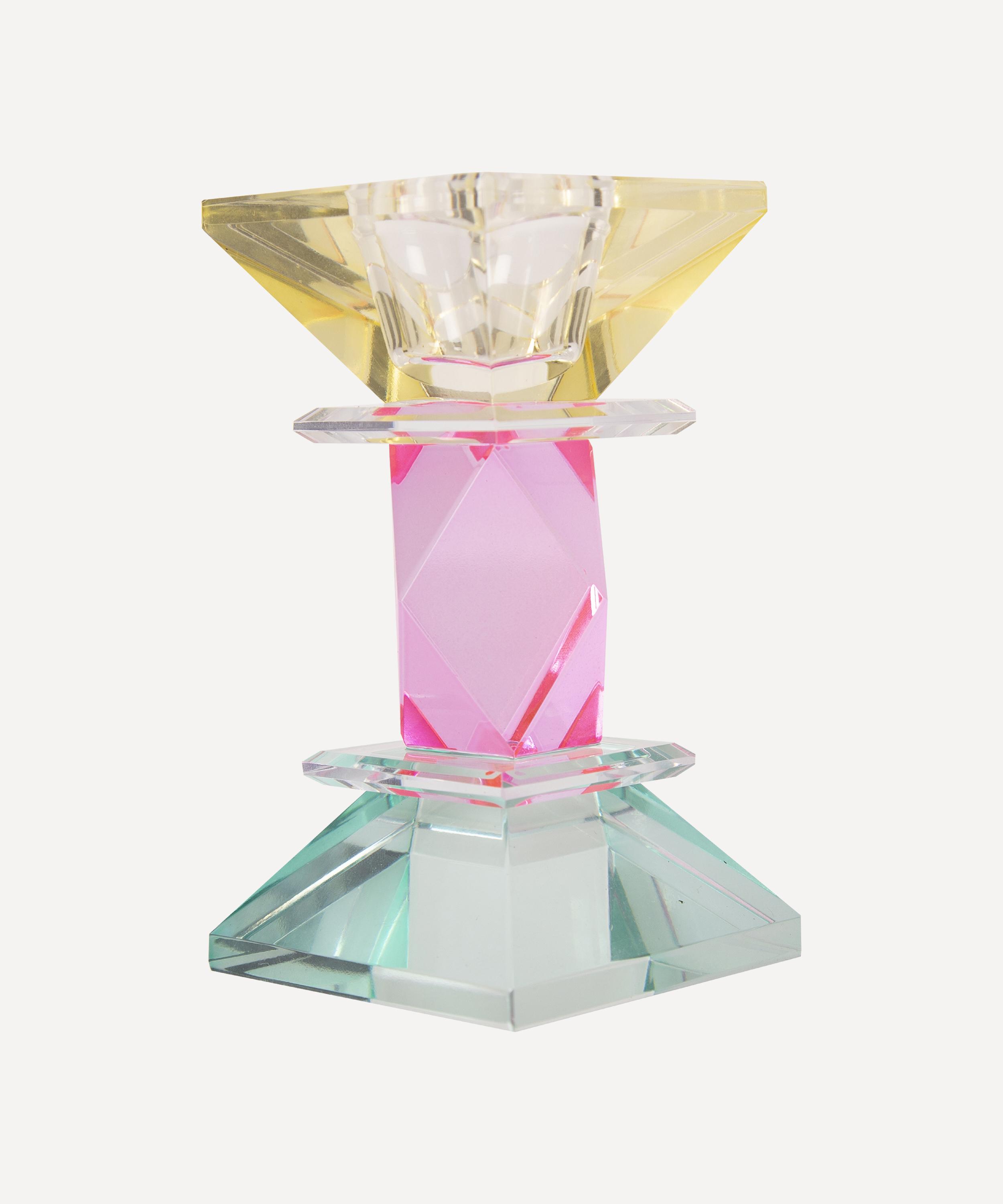 EJA - Tiered Crystal Glass Candleholder