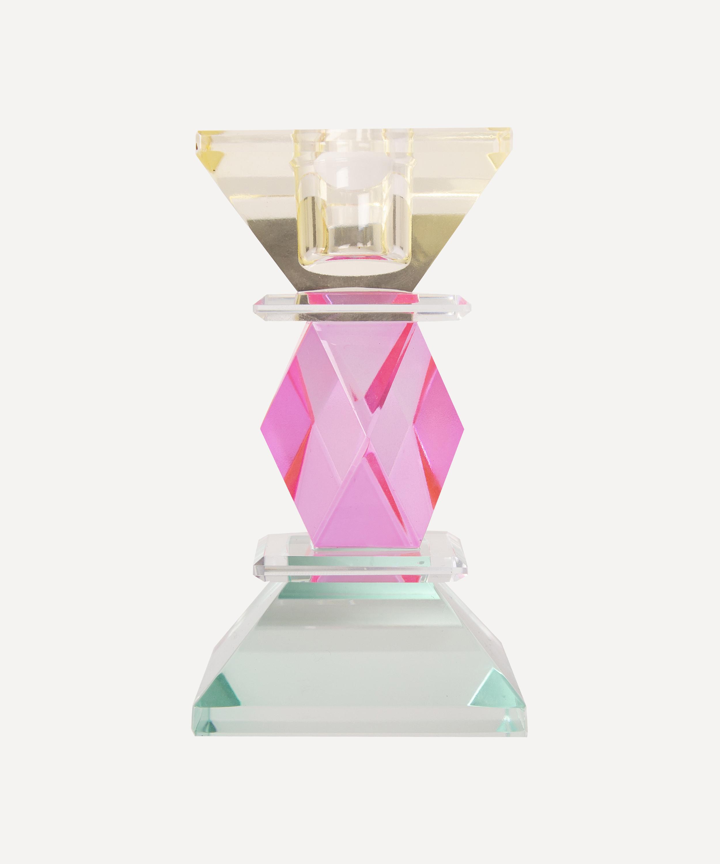 EJA - Tiered Crystal Glass Candleholder image number 1